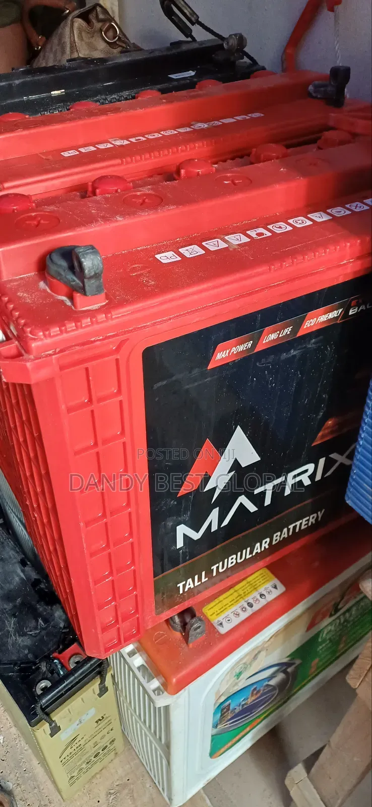 Matrix Tall Tubular Battery 220ah