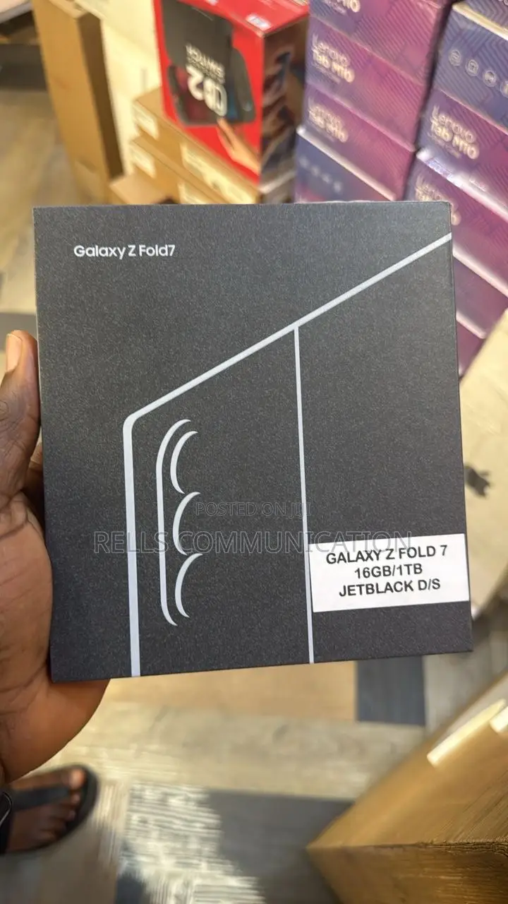 New Samsung Galaxy Z Fold7 1 TB Black