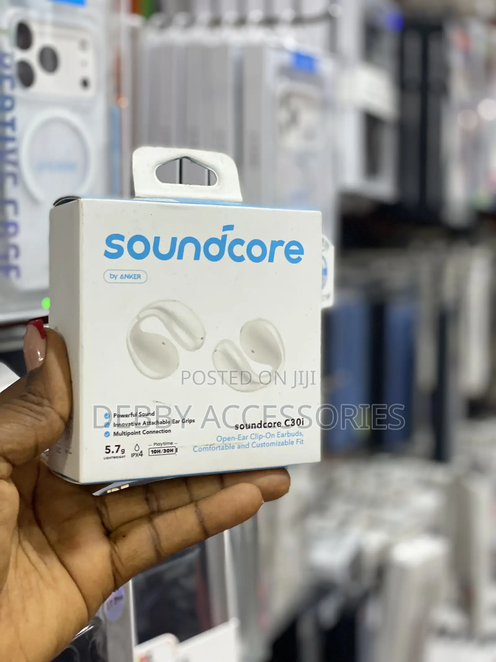 Anker Soundcore C30i Open-Ear Clip-on Earbuds,