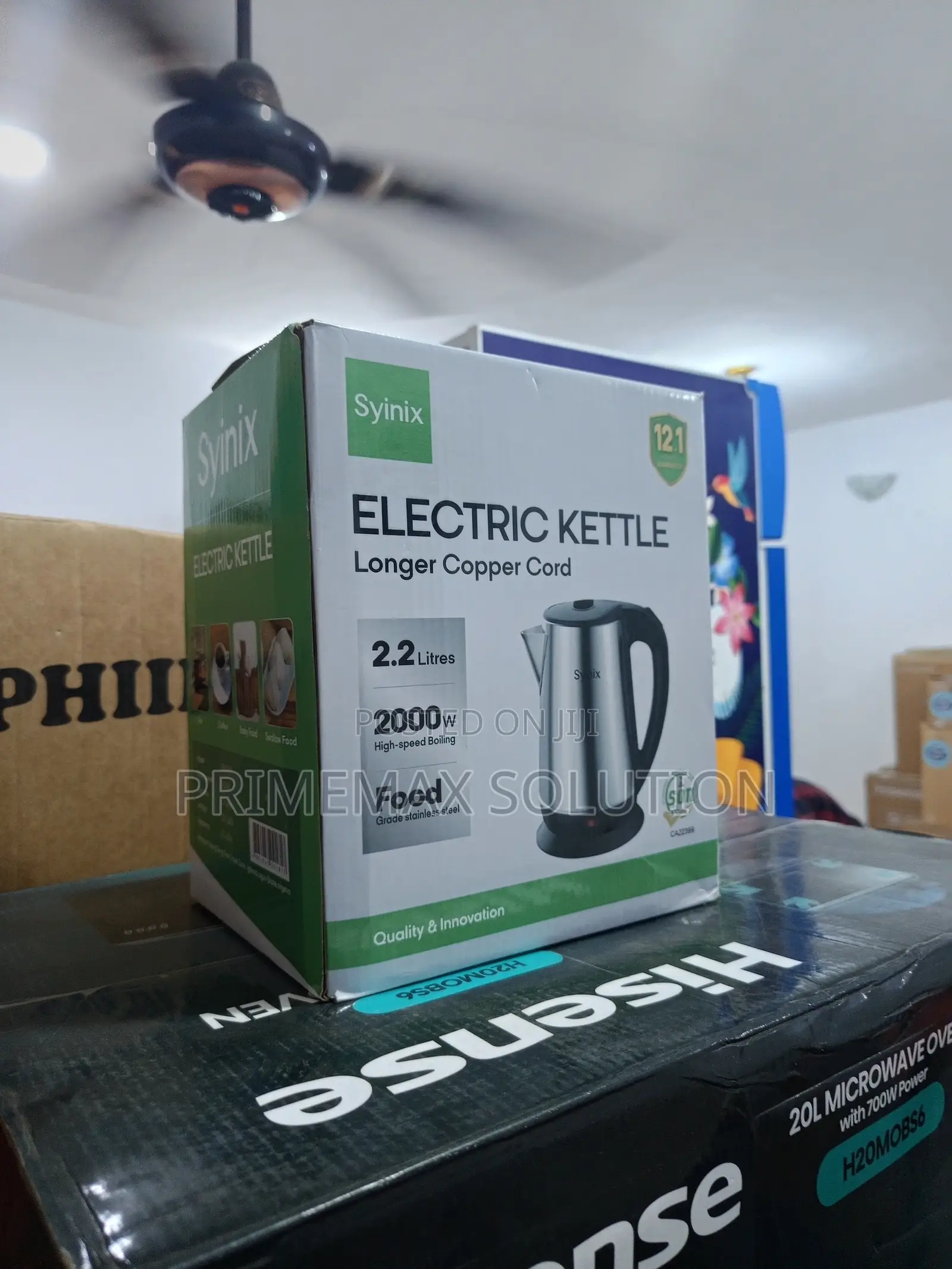 From Cold to Hot in 4-6 Minutes: Syinix 2.2l Kettle