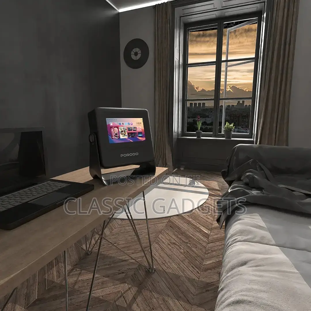 Porodo Lifestyle Optivis Smart Hd Projector With Smart Tablet