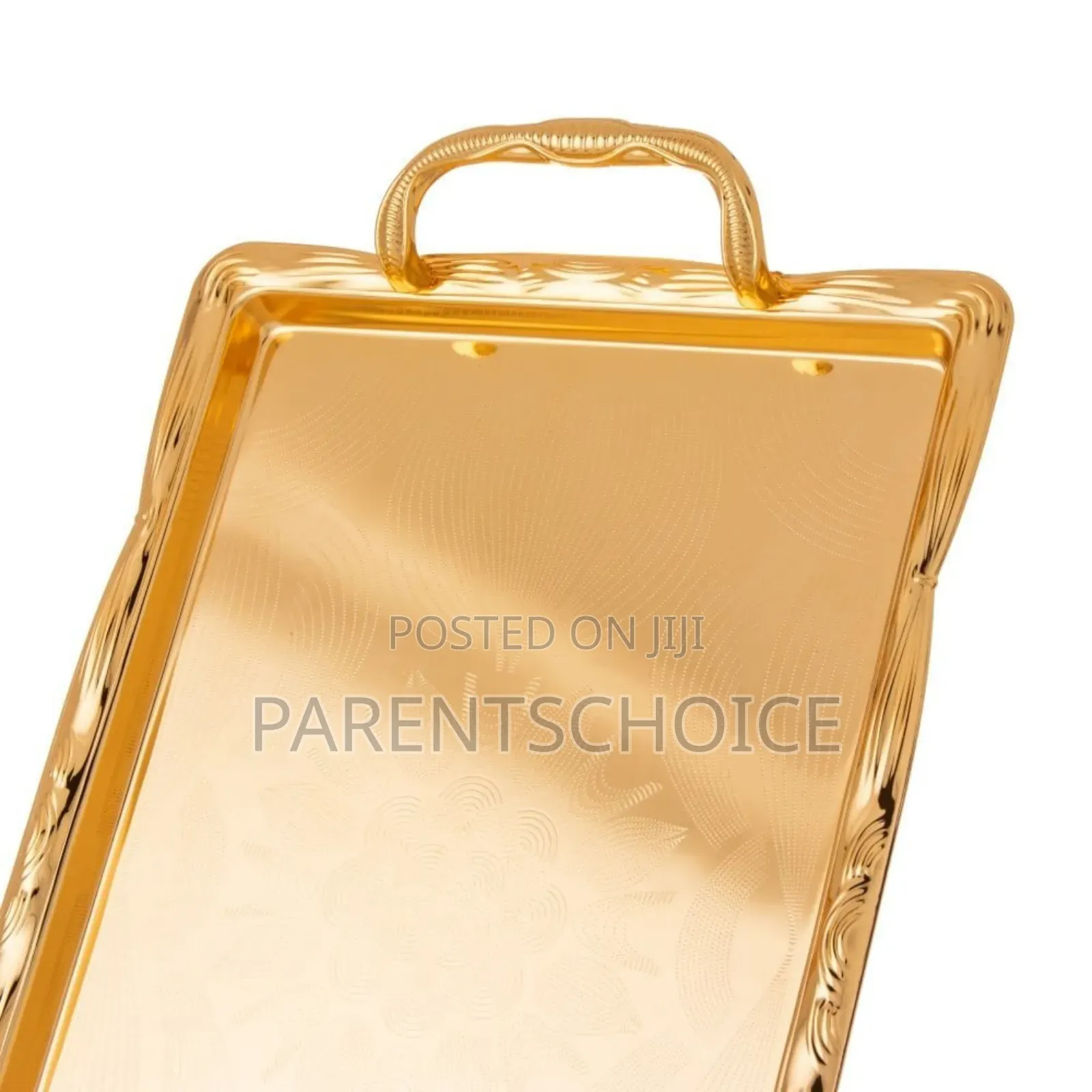 Golden Serving Trays 3 in 1 Stainless Steel