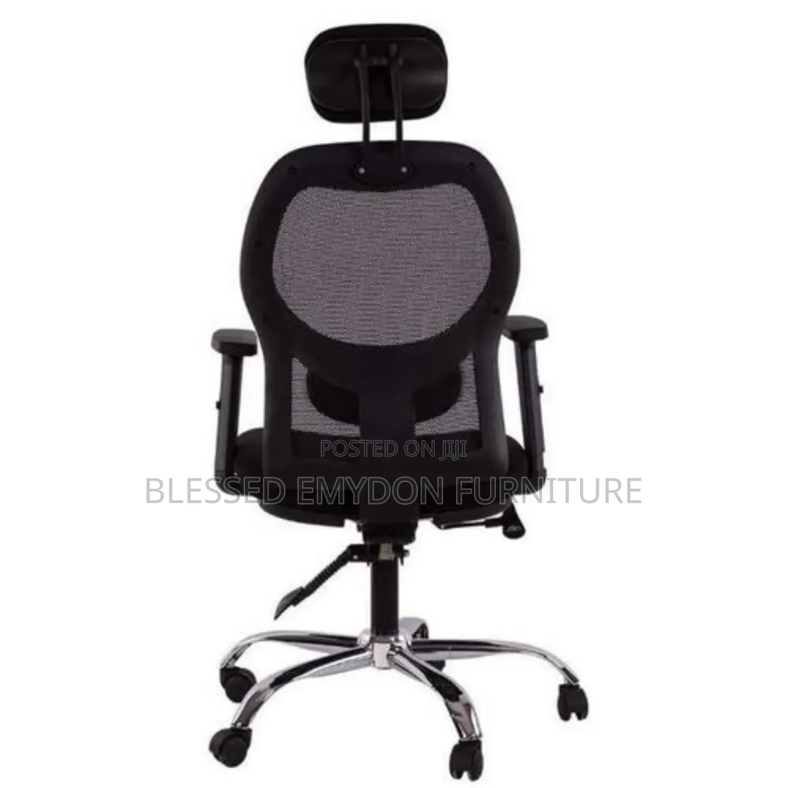 Ergonomic Office Mesh Chair, High Back With Adjustable Headrest