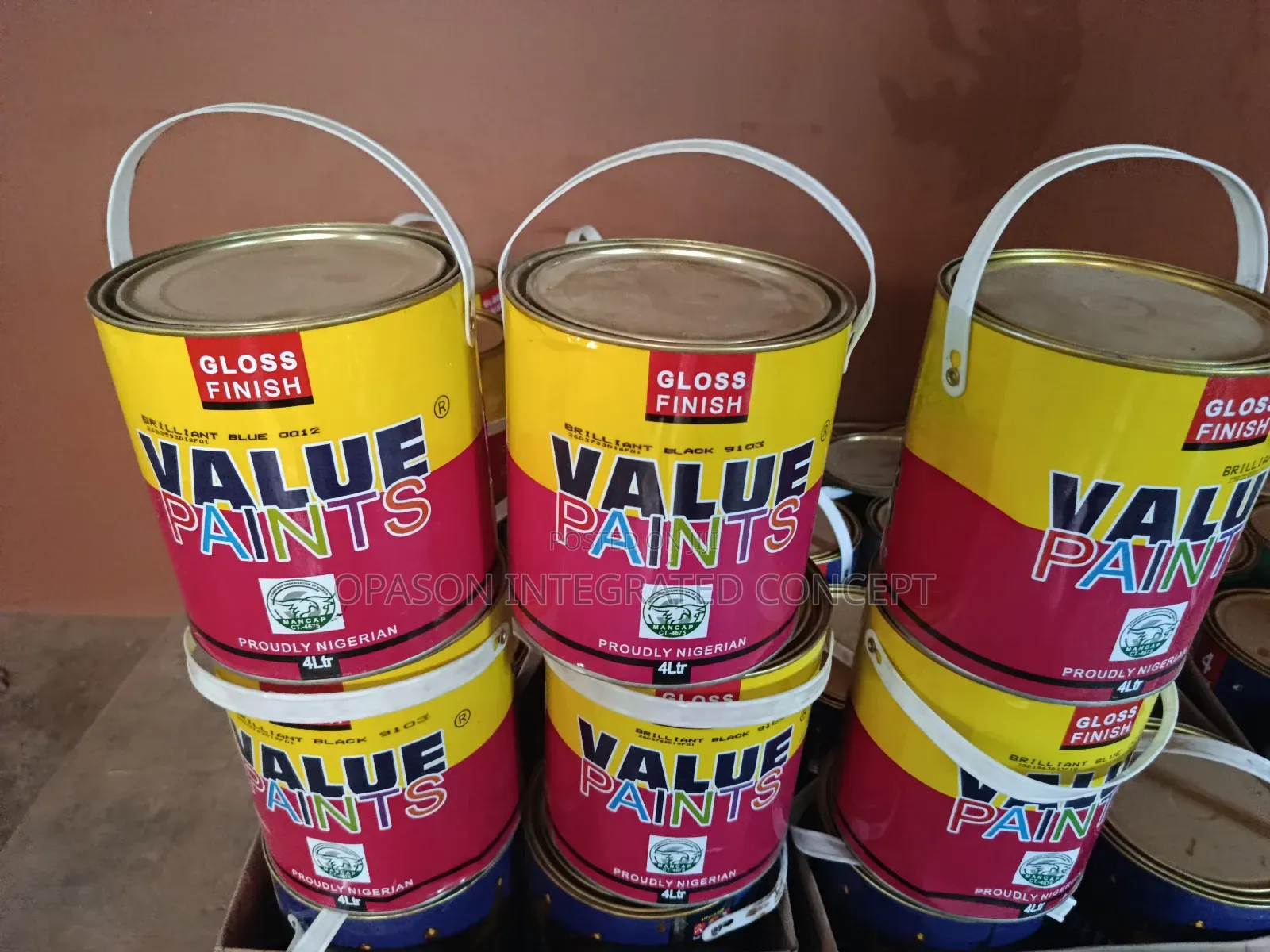Value Gloss Paint 4 Liters All Colors