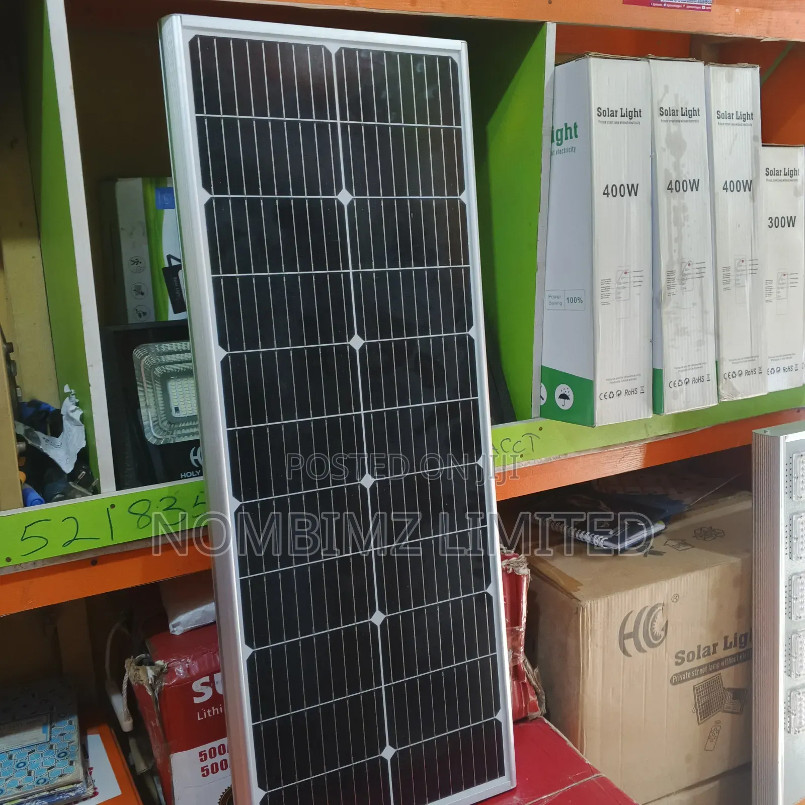 High Quality 5-Eyes 100w Industrial Solar Street Light
For Projects