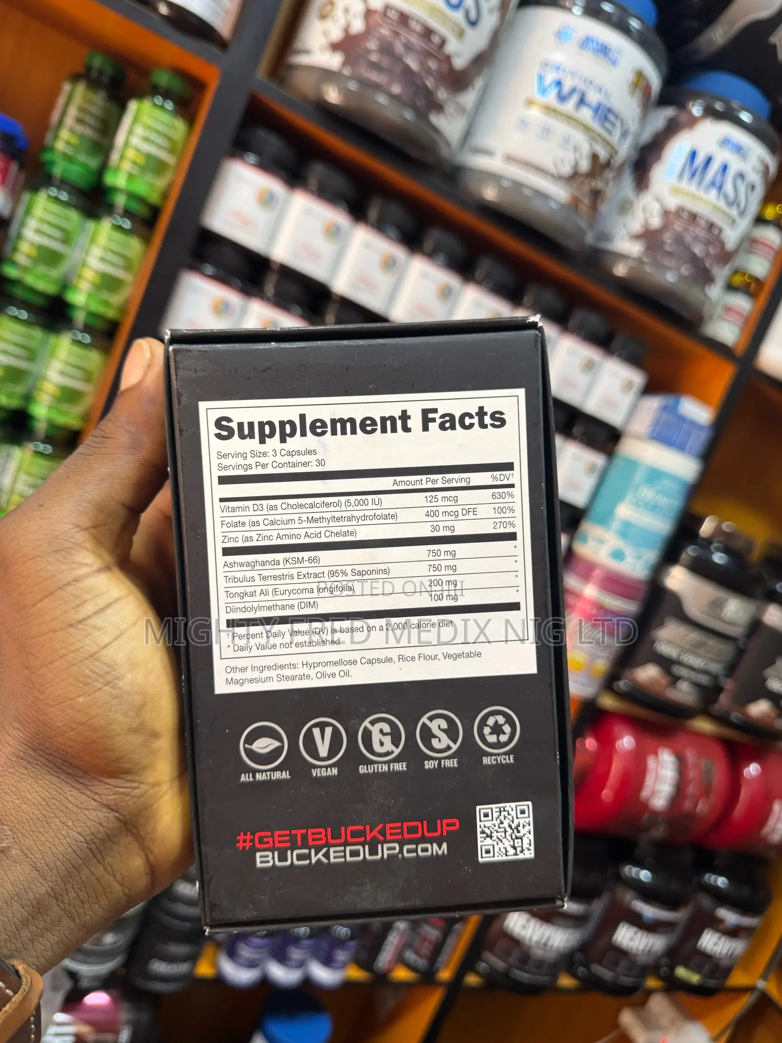 Bucked Up Rut Testosterone Booster