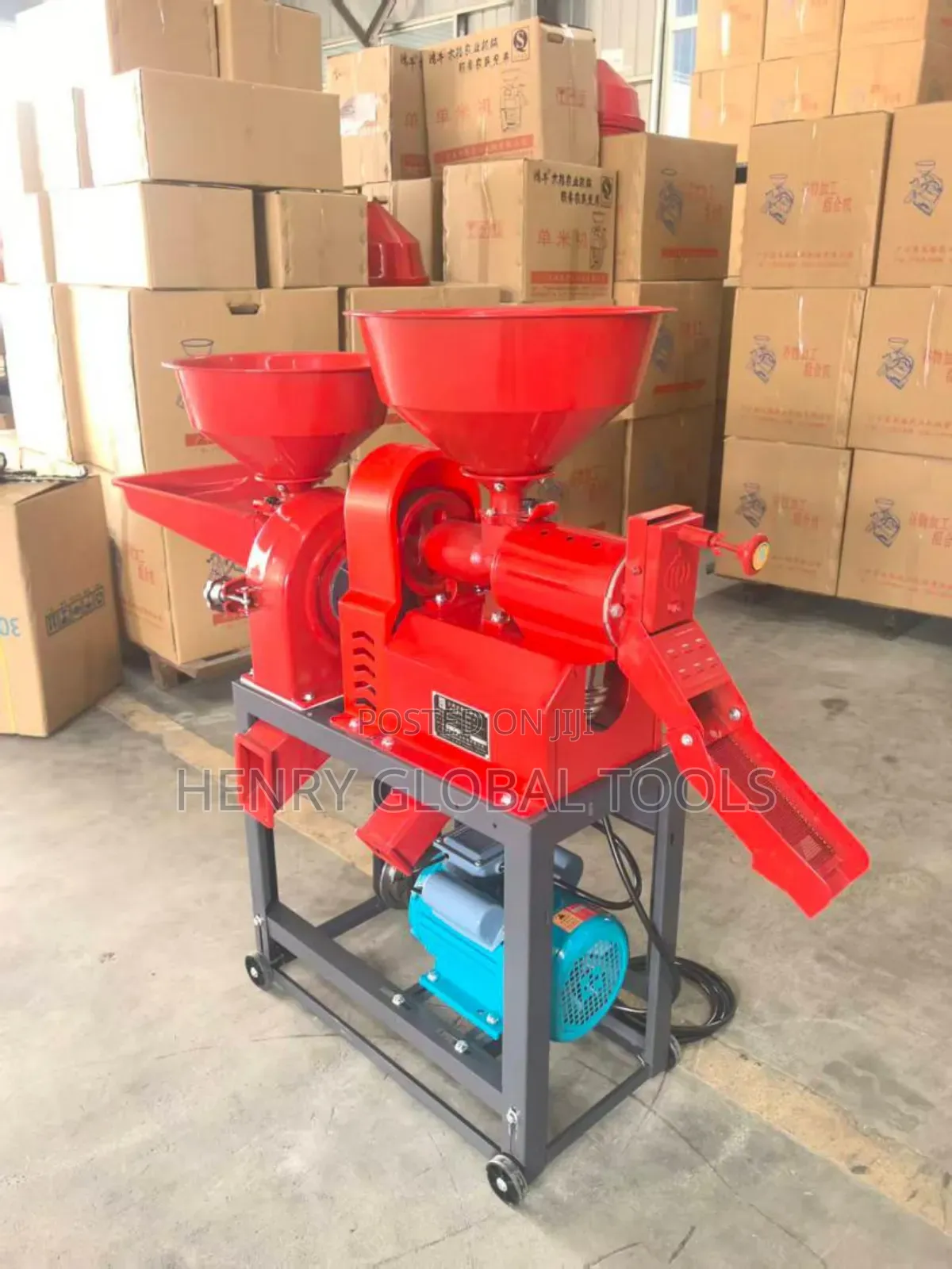 Combine Rice Milling Machine With Electric Motor