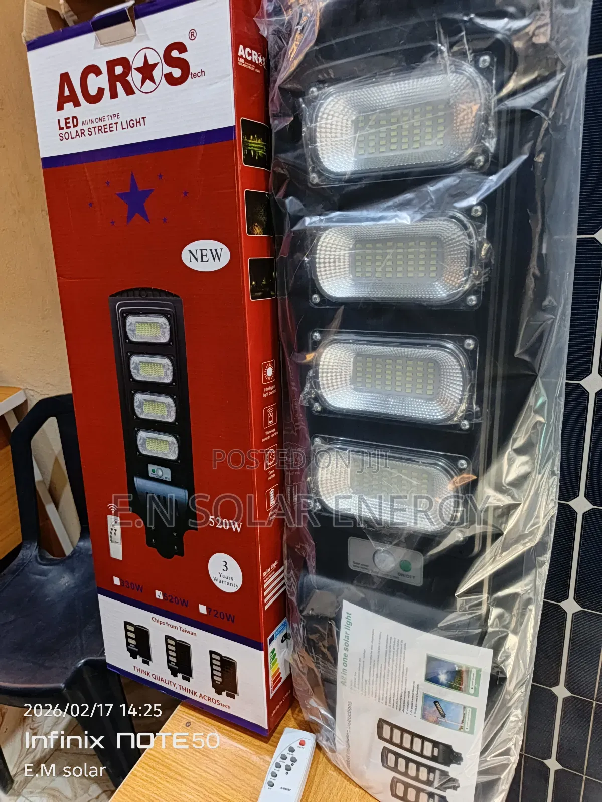 520watts Solar Street Lights Available