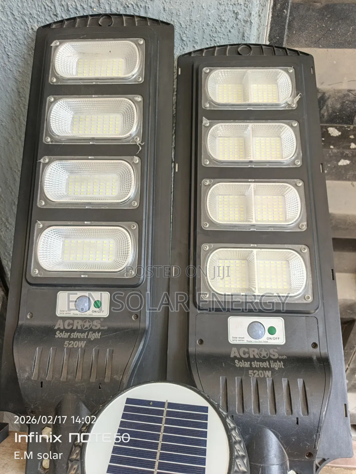 520watts Solar Street Lights Available