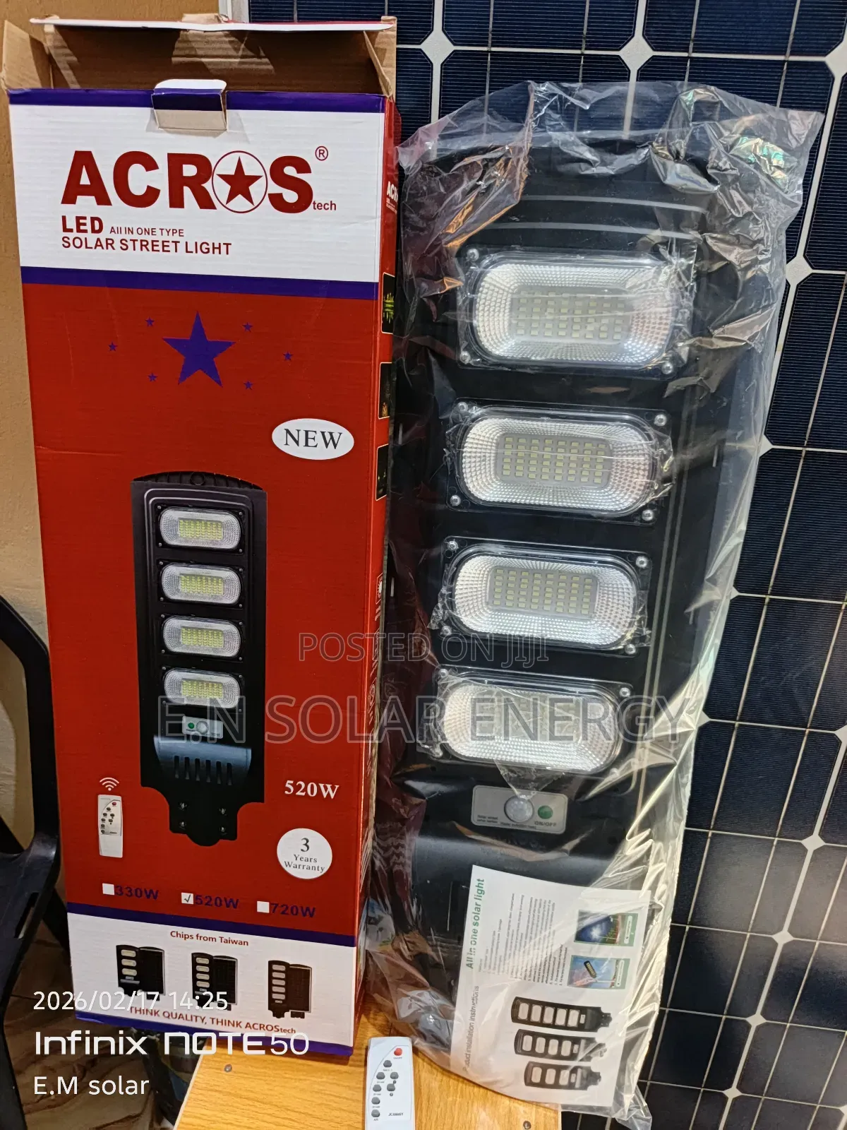 520watts Solar Street Lights Available