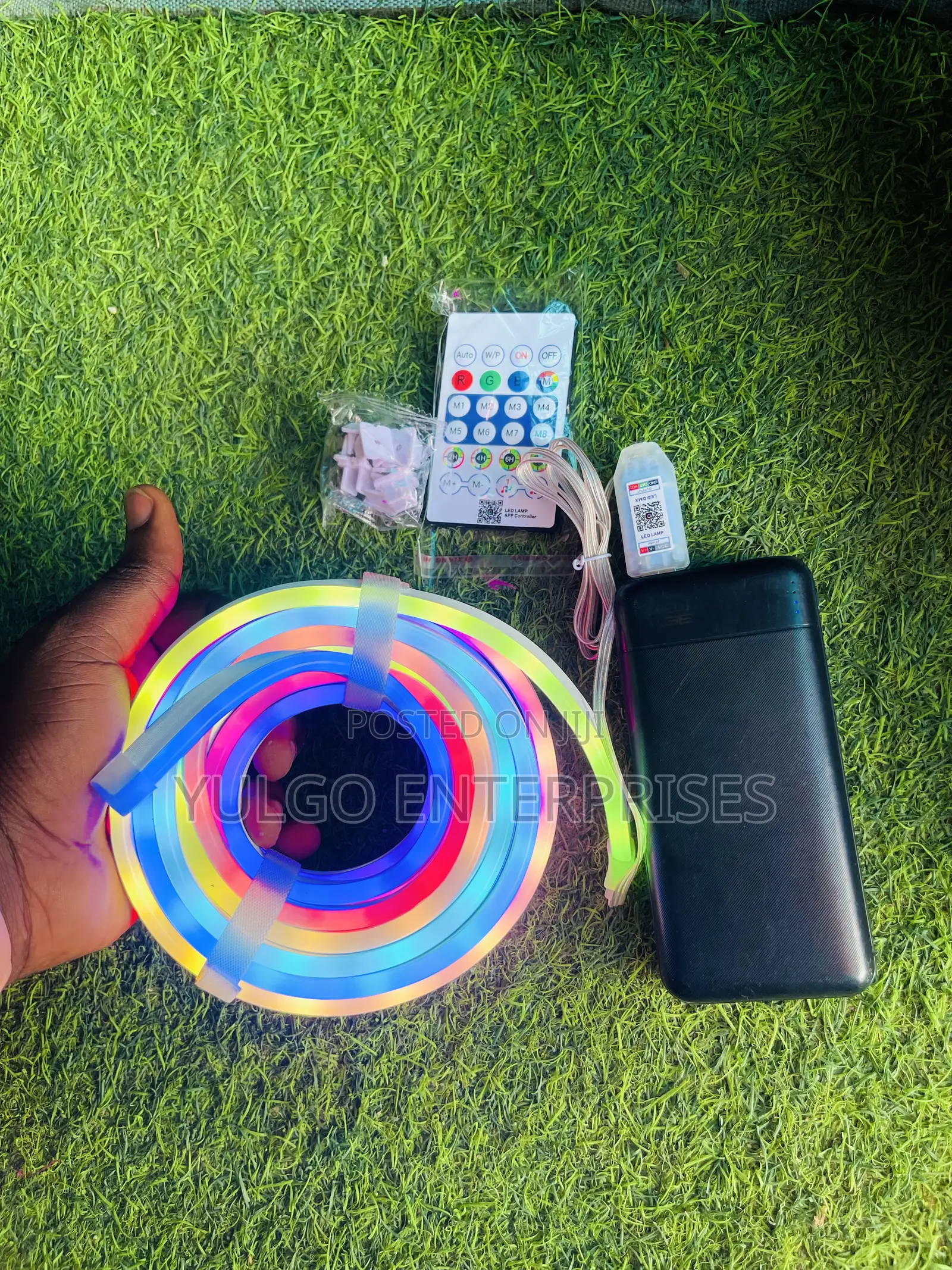 Neon 5m Smart Strip Light With Remote and App Control