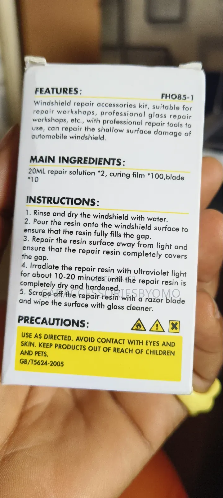 Windshield Repair Accessory Kit - 40ml