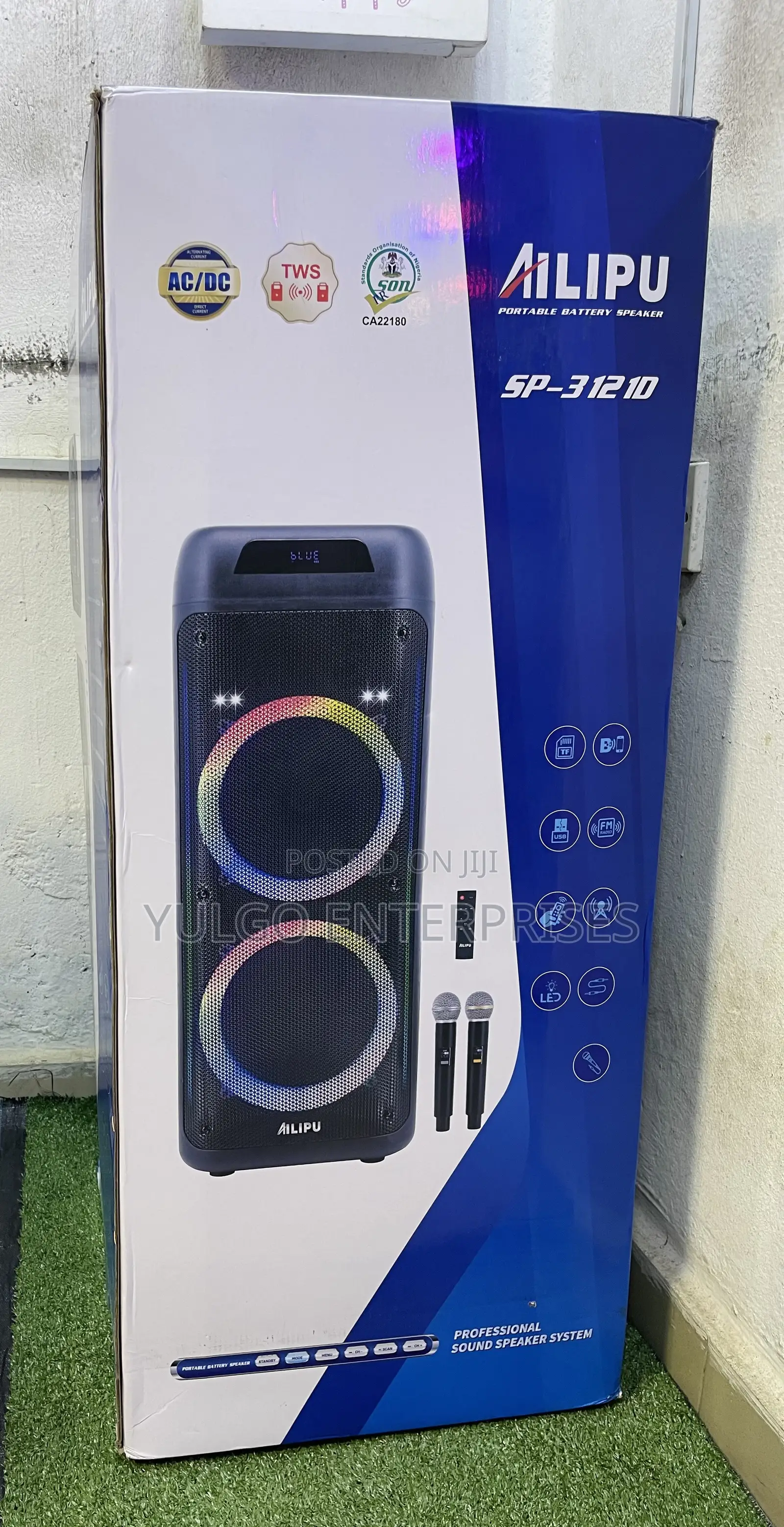 Ailipu Rechargeable Mobile Speaker With Complete Accessories