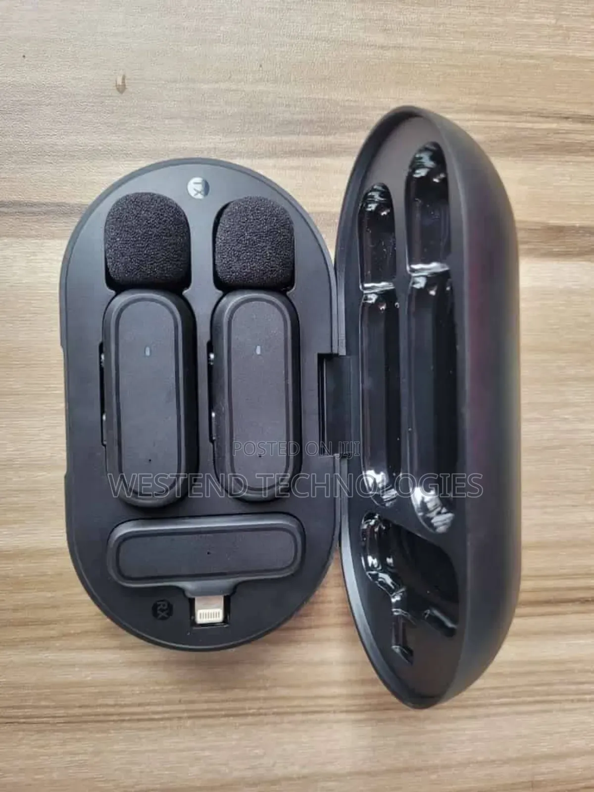 Double Wireless Microphone With Noise Cancellation For iPhones
