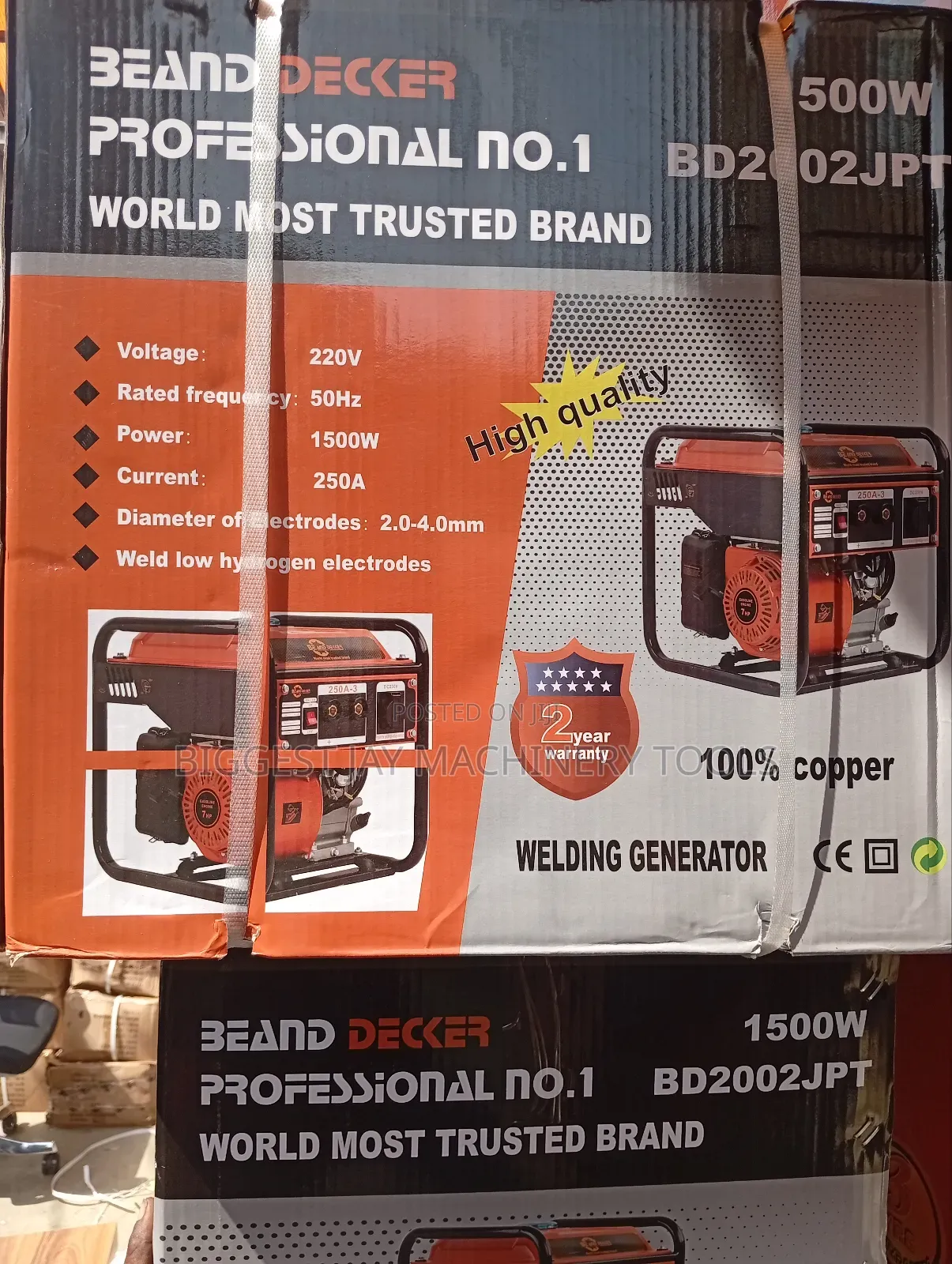 Welding Generator 1500w Be and Decker