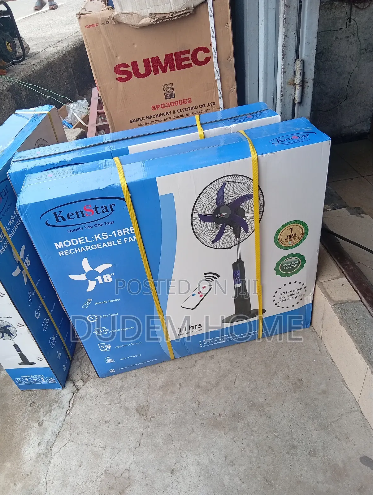 Kenstar Standing Rechargeable Fan 18 Inches