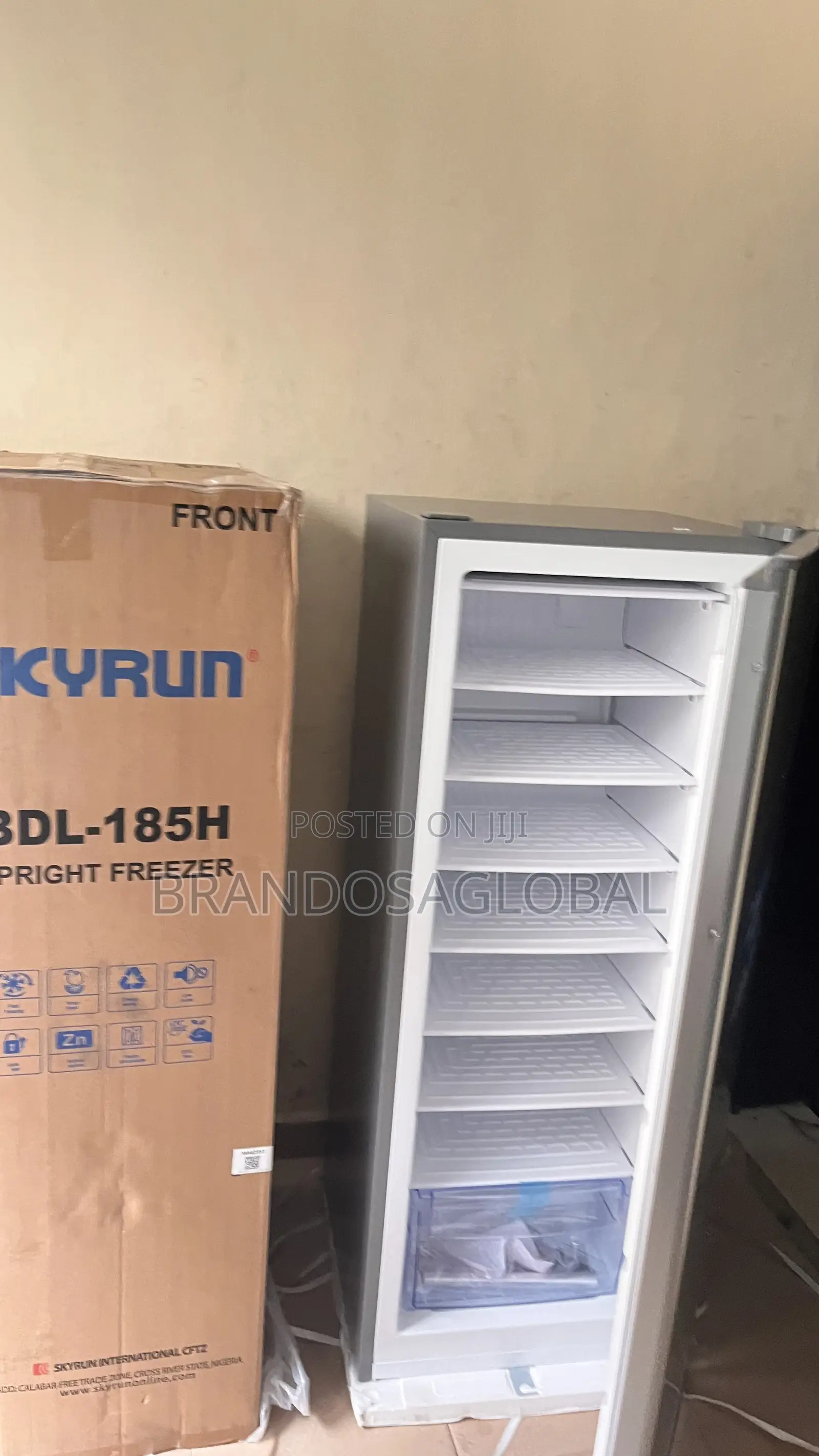 Skyrun 185l Upright Freezer – Efficient