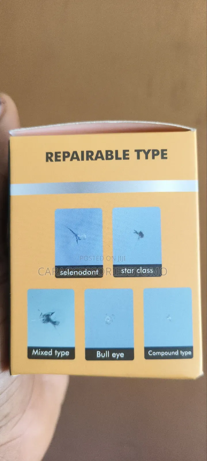 Air Pump Type Windshield Repair Kit.