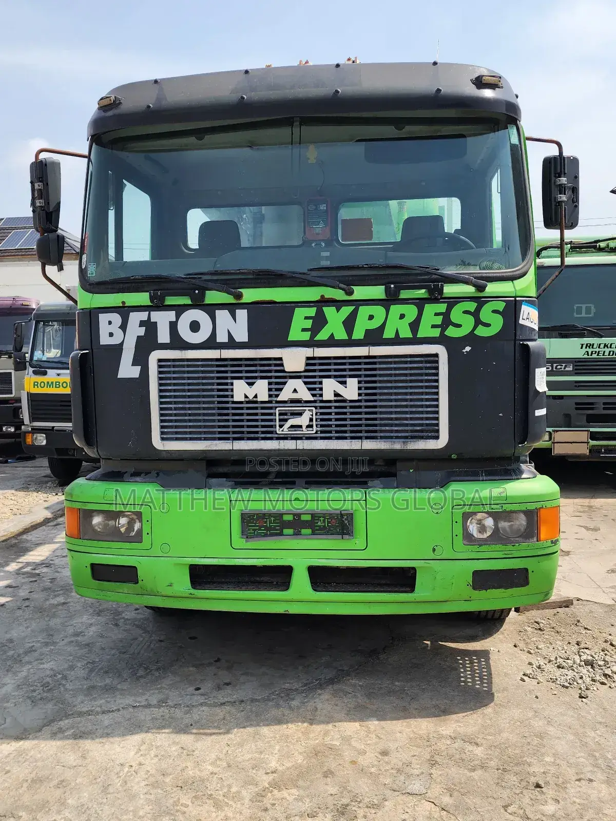Super Clean Foreign Used Man Diesel Concrete Mixer With Pump