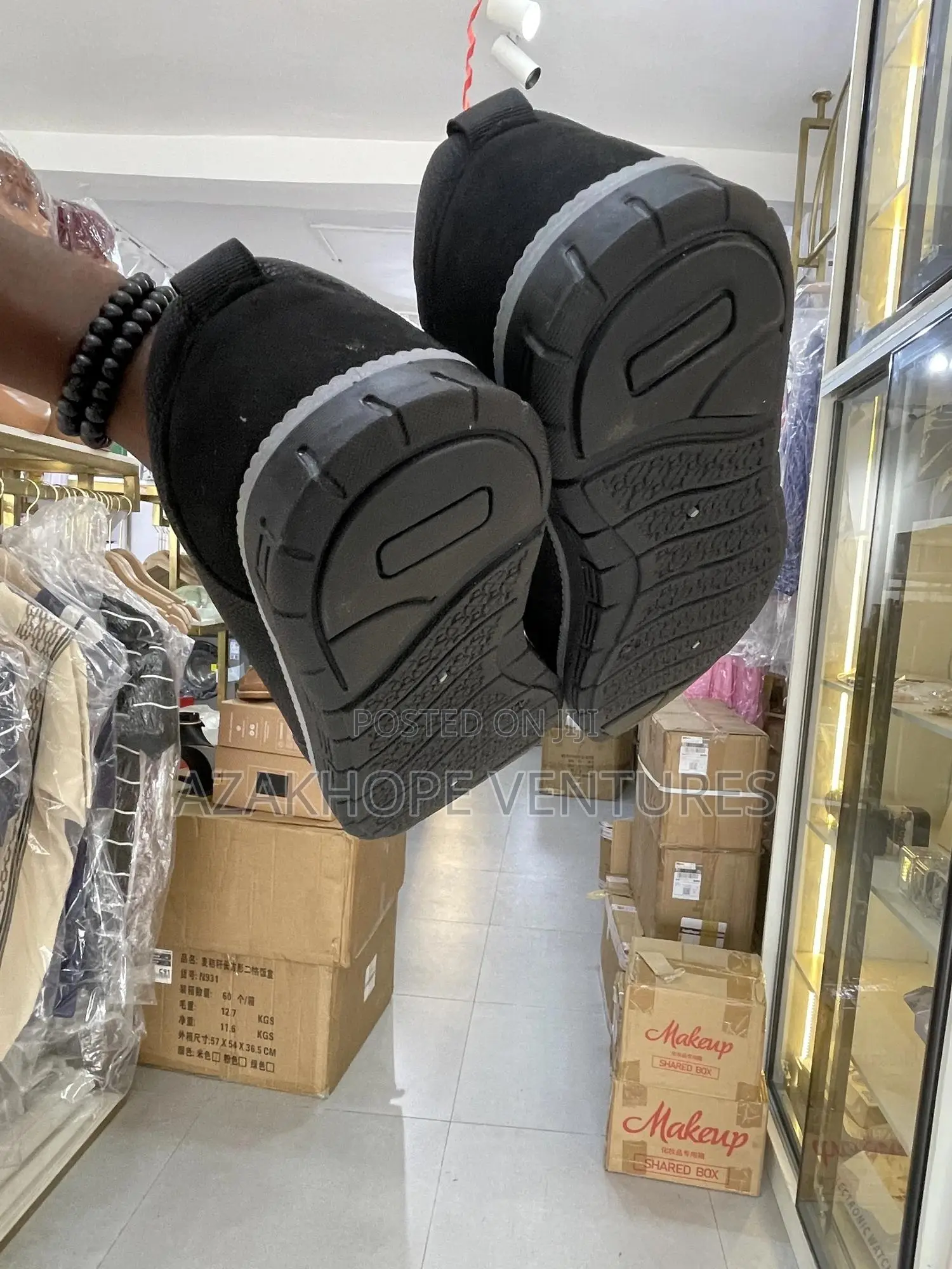 Black Men's Slip-on Casual Shoes