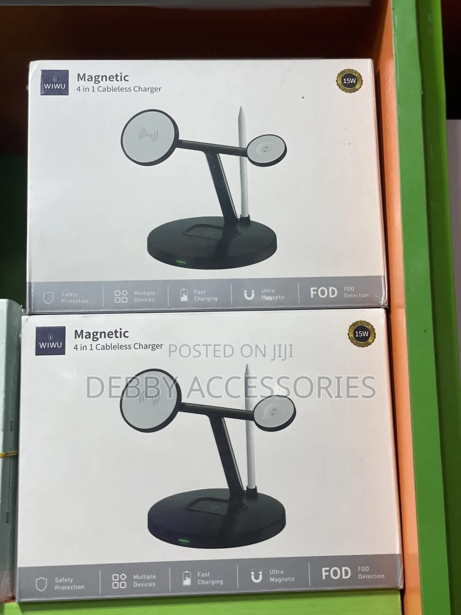 Wiwu Magnetic 4 in 1 Cableless Charger