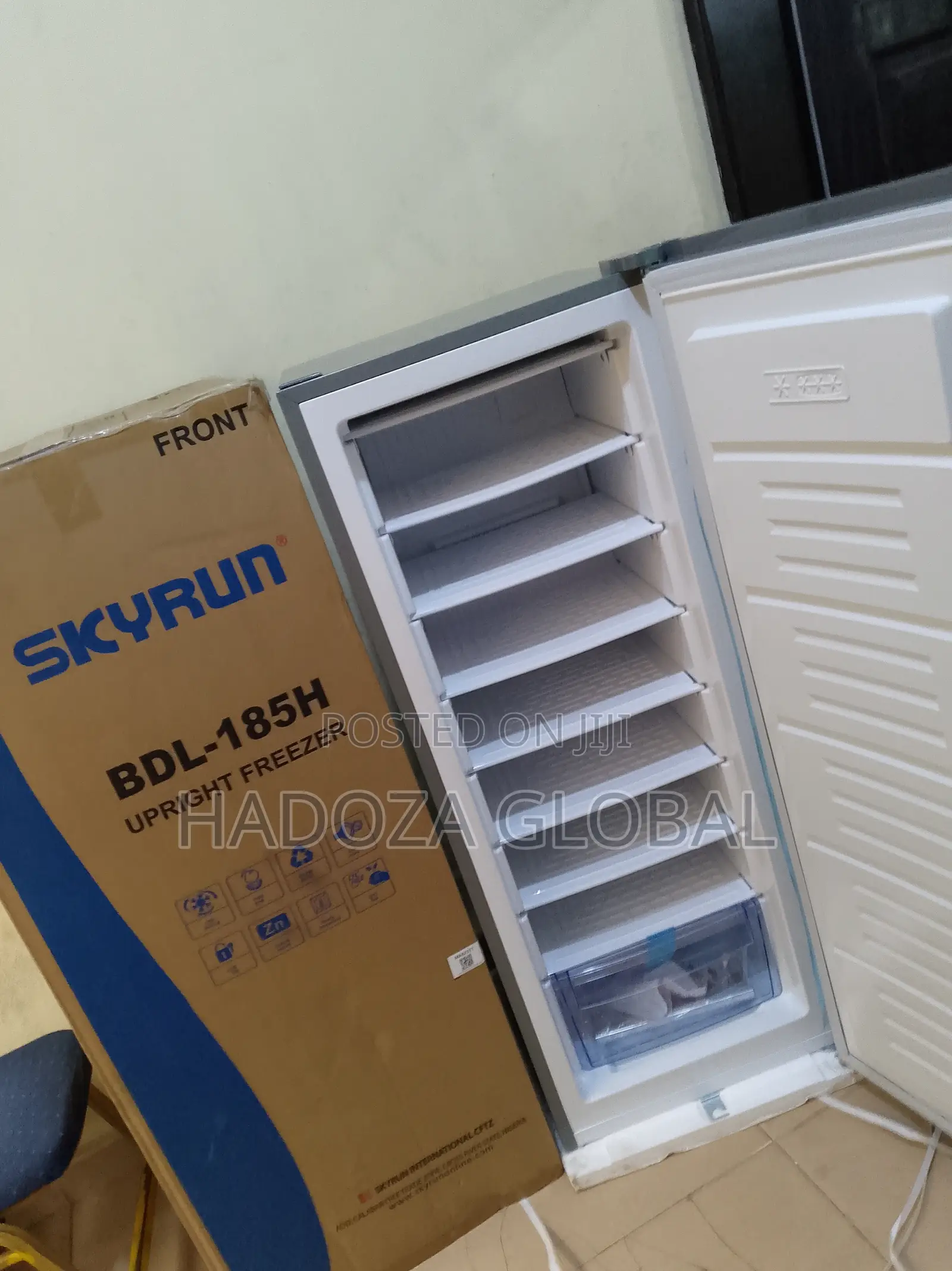 Skyrun 185l Vertical Freezer Bdl-185hc