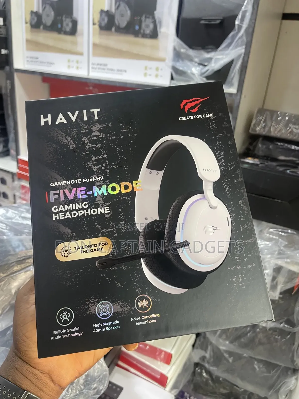 Gaming Headset Fuxi-H7 Havit Wireless With ( Anc )