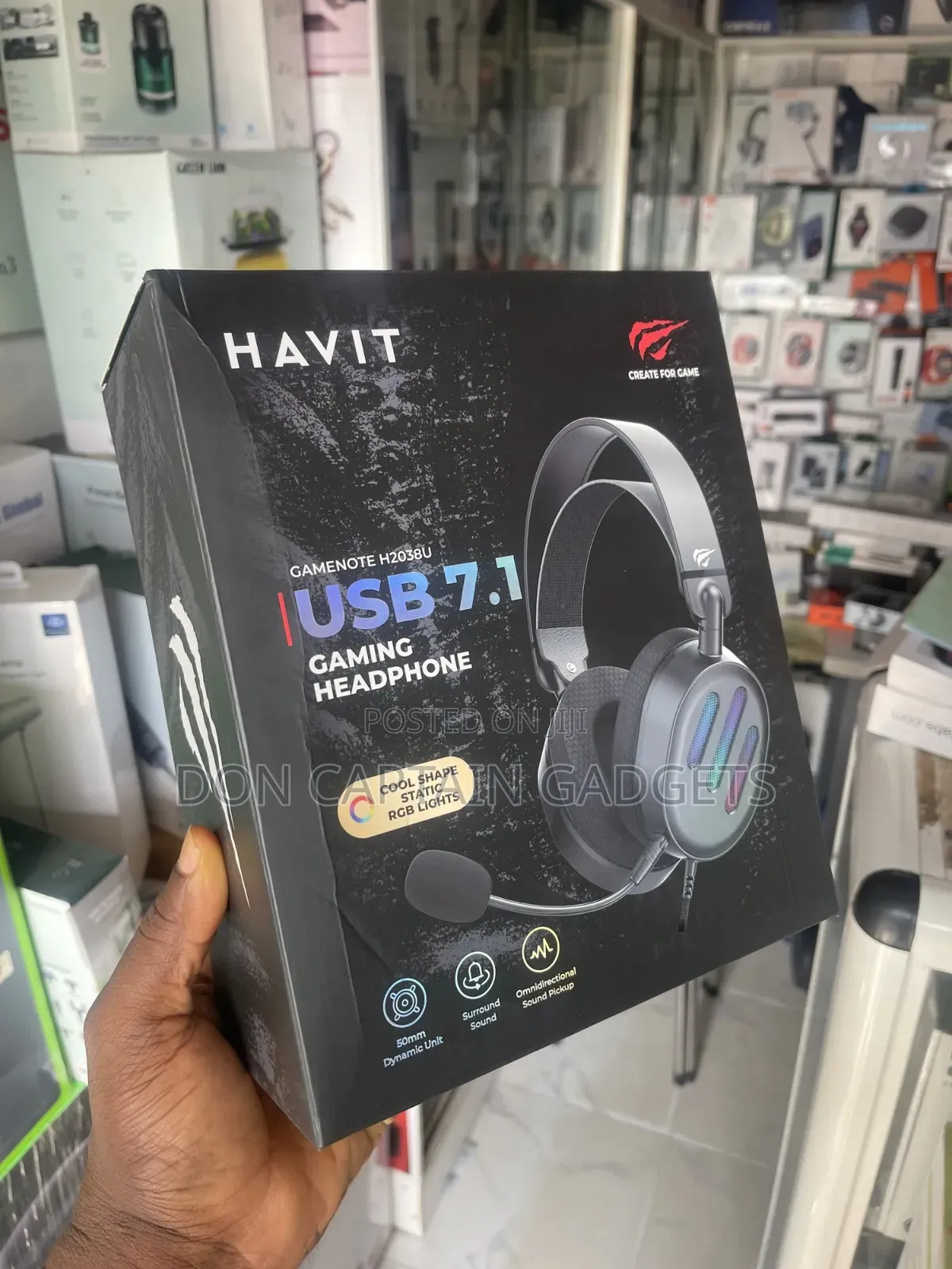 Havit Gamenote H2038u Usb 7.1 Gaming Headset