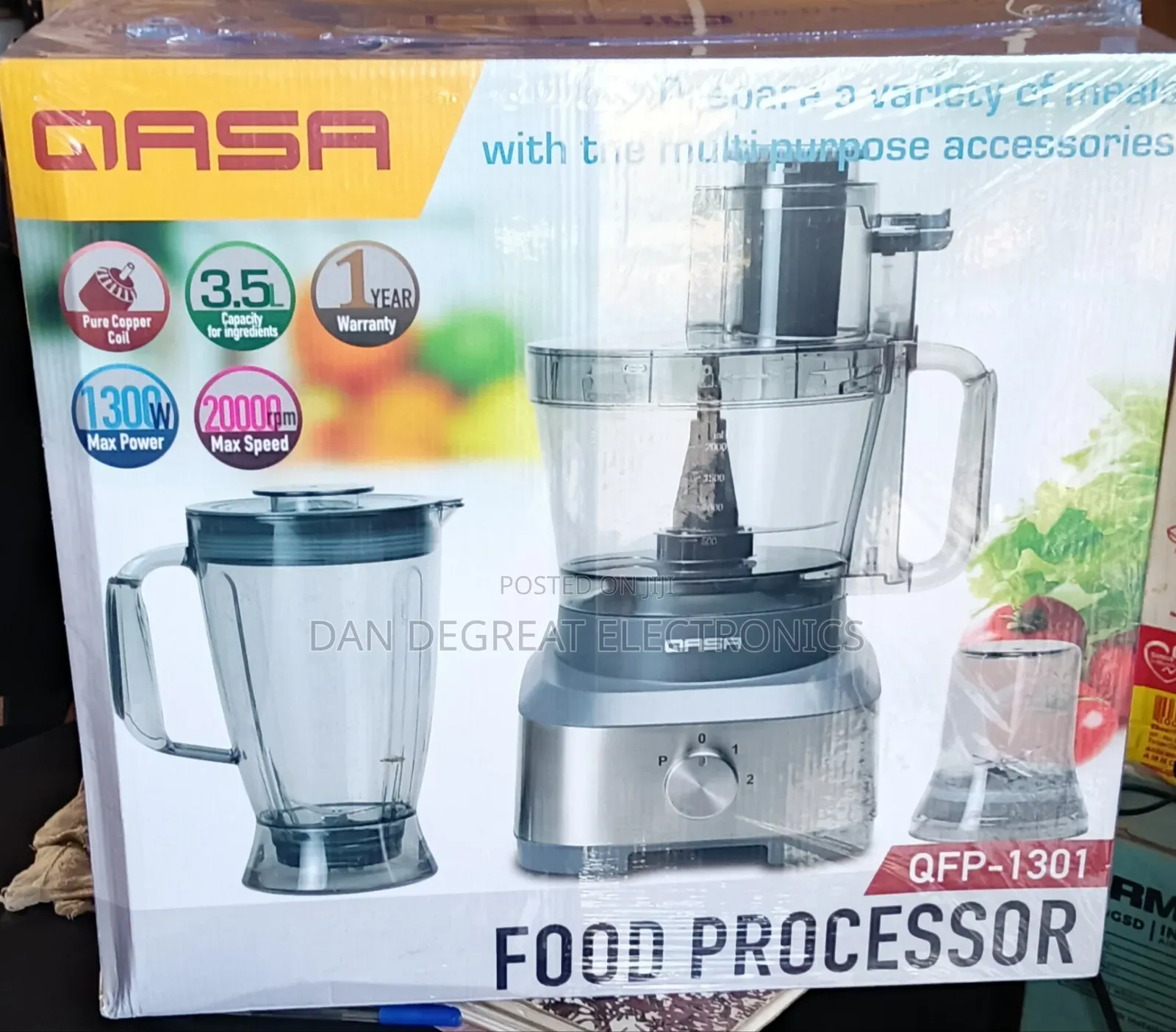 Qasa Food Processor QFP-1301