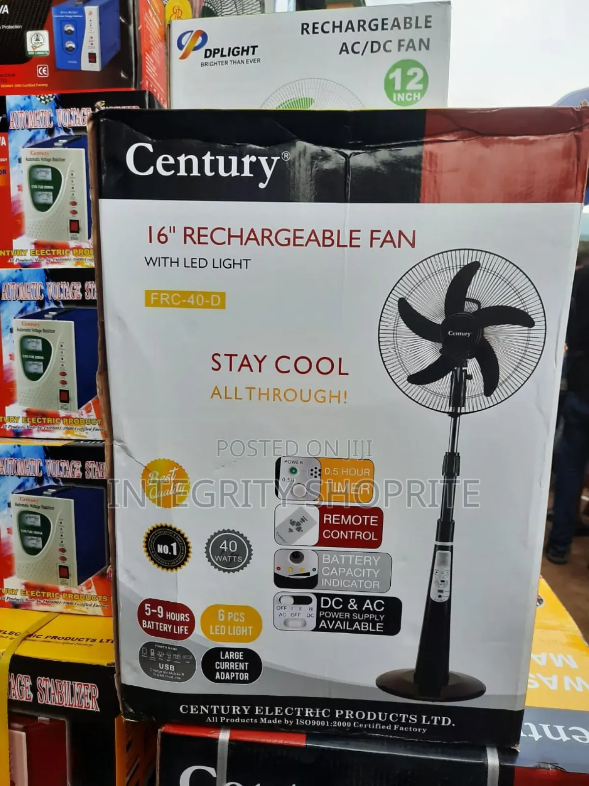 5blade 16inch Century Fan