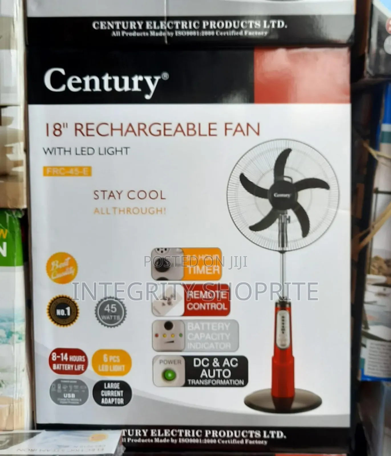Remote Control 18inch Century Fan