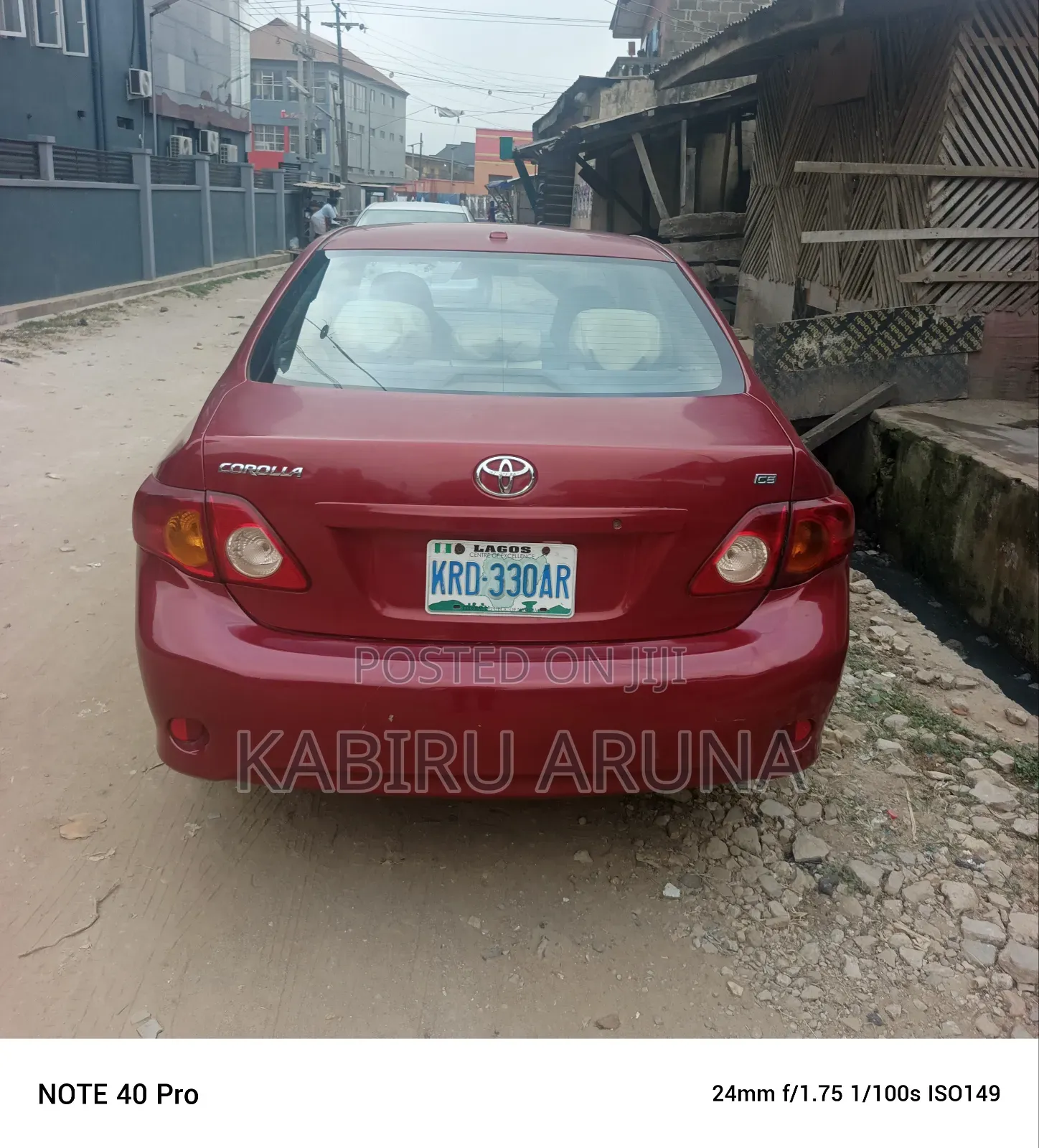 Toyota Corolla 2010 Red