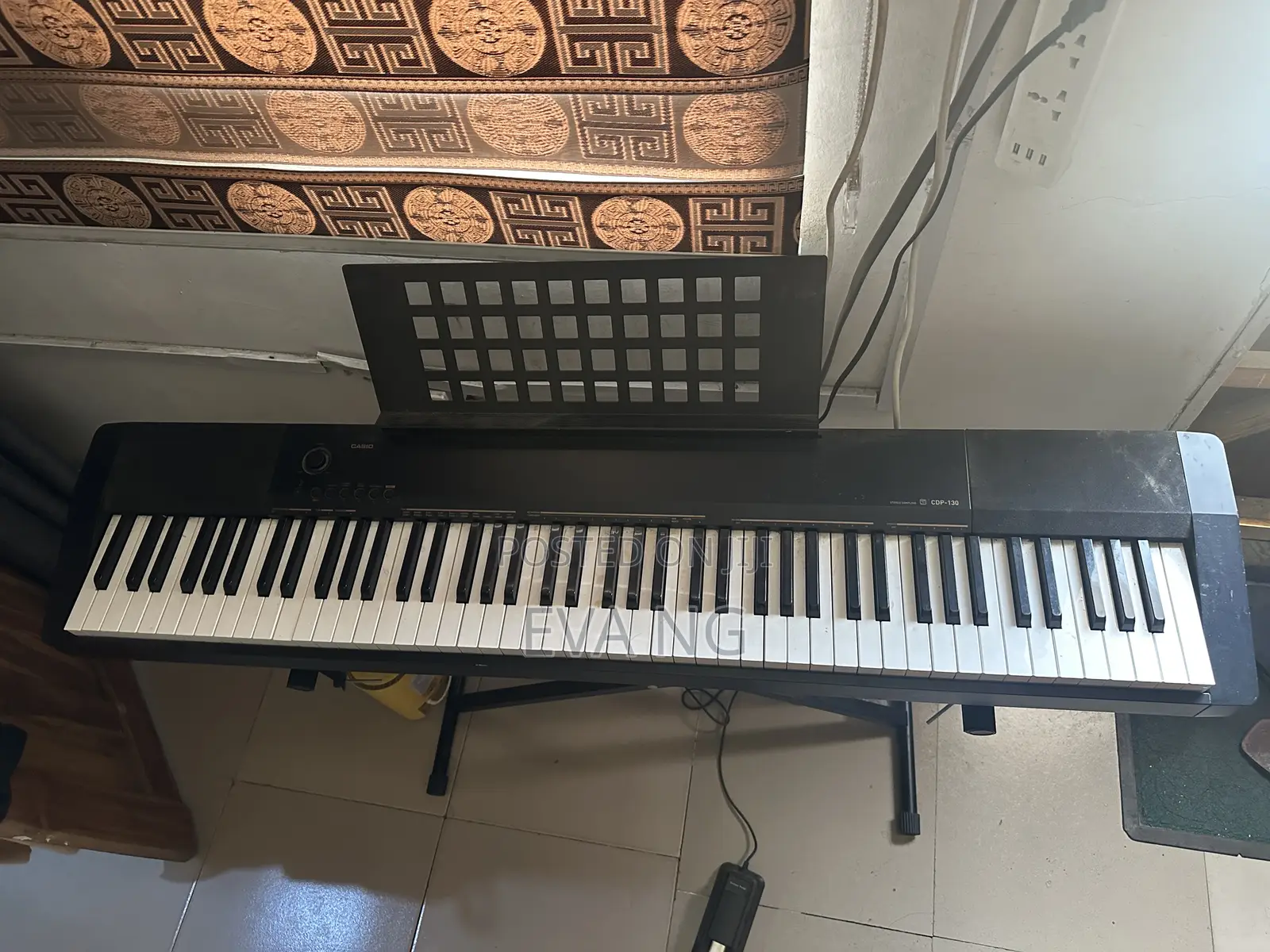 Casio CDP-130 Digital Piano With 88 Weighted Keys + Accessories