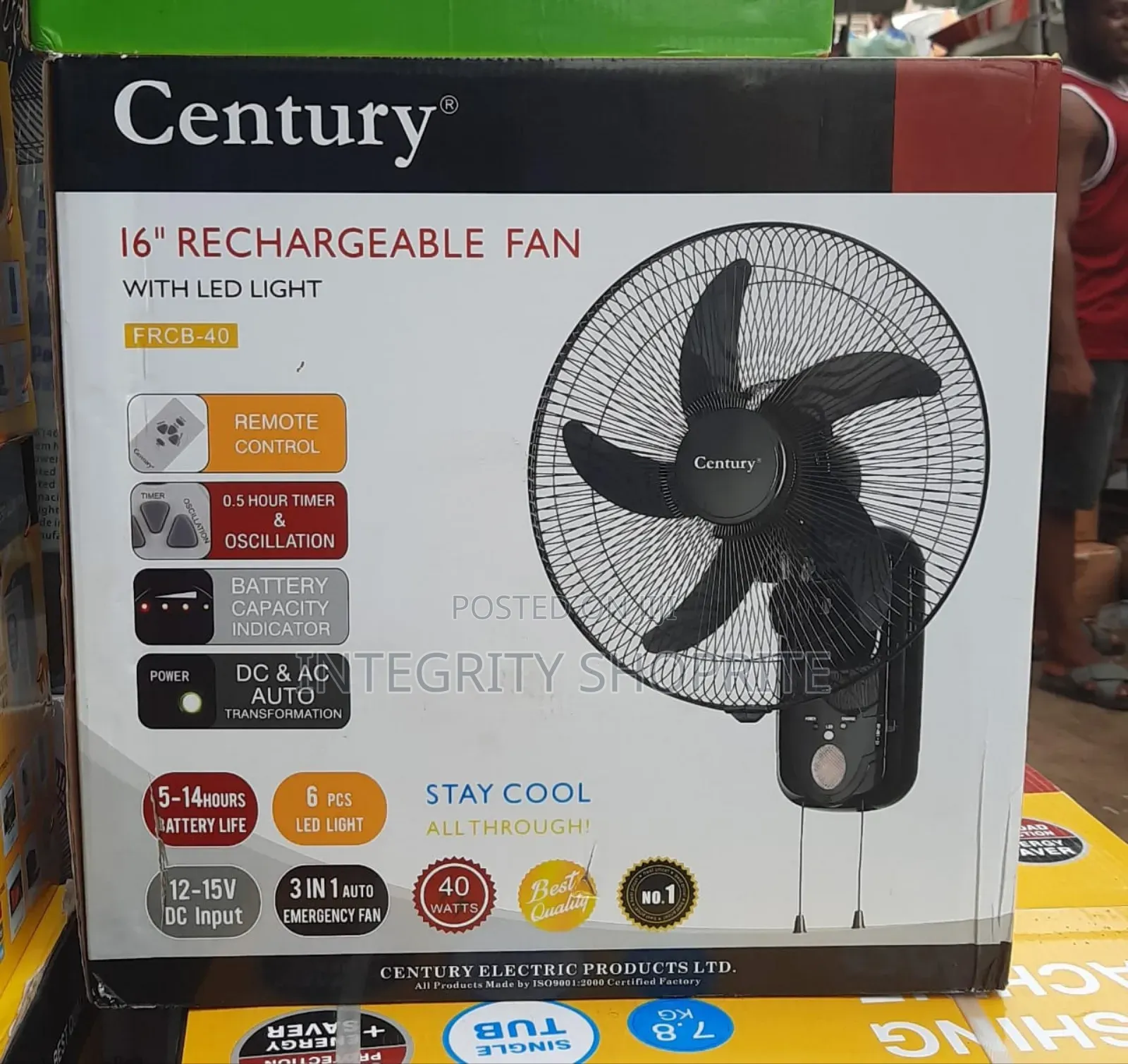 Rechargeable Fan