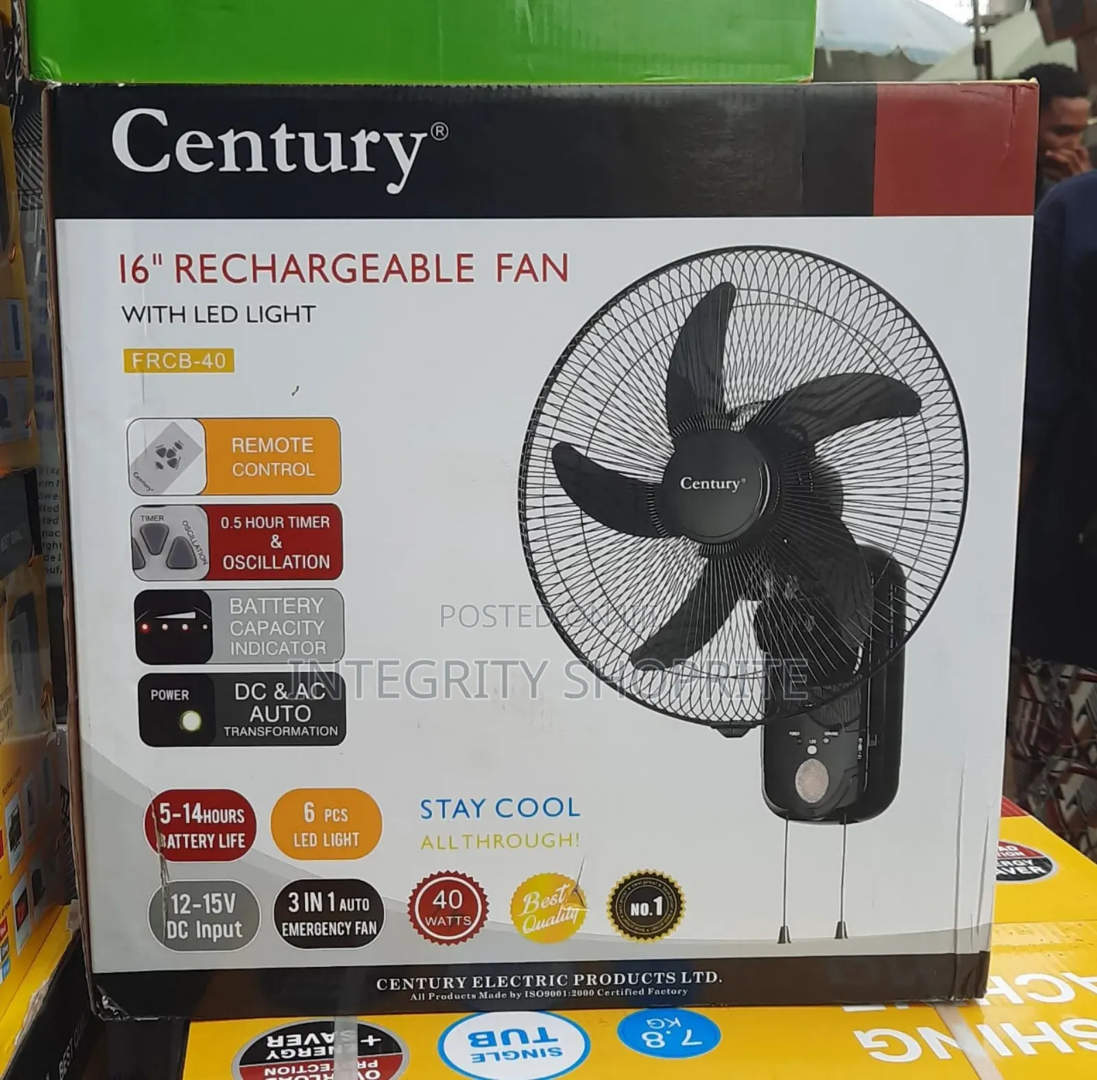 Rechargeable Fan