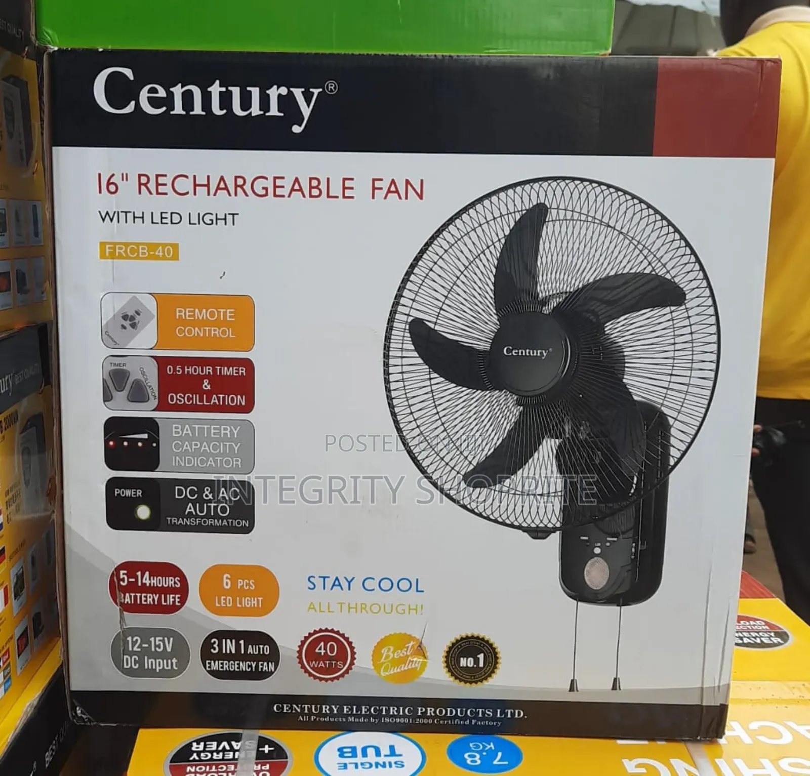 Rechargeable Fan