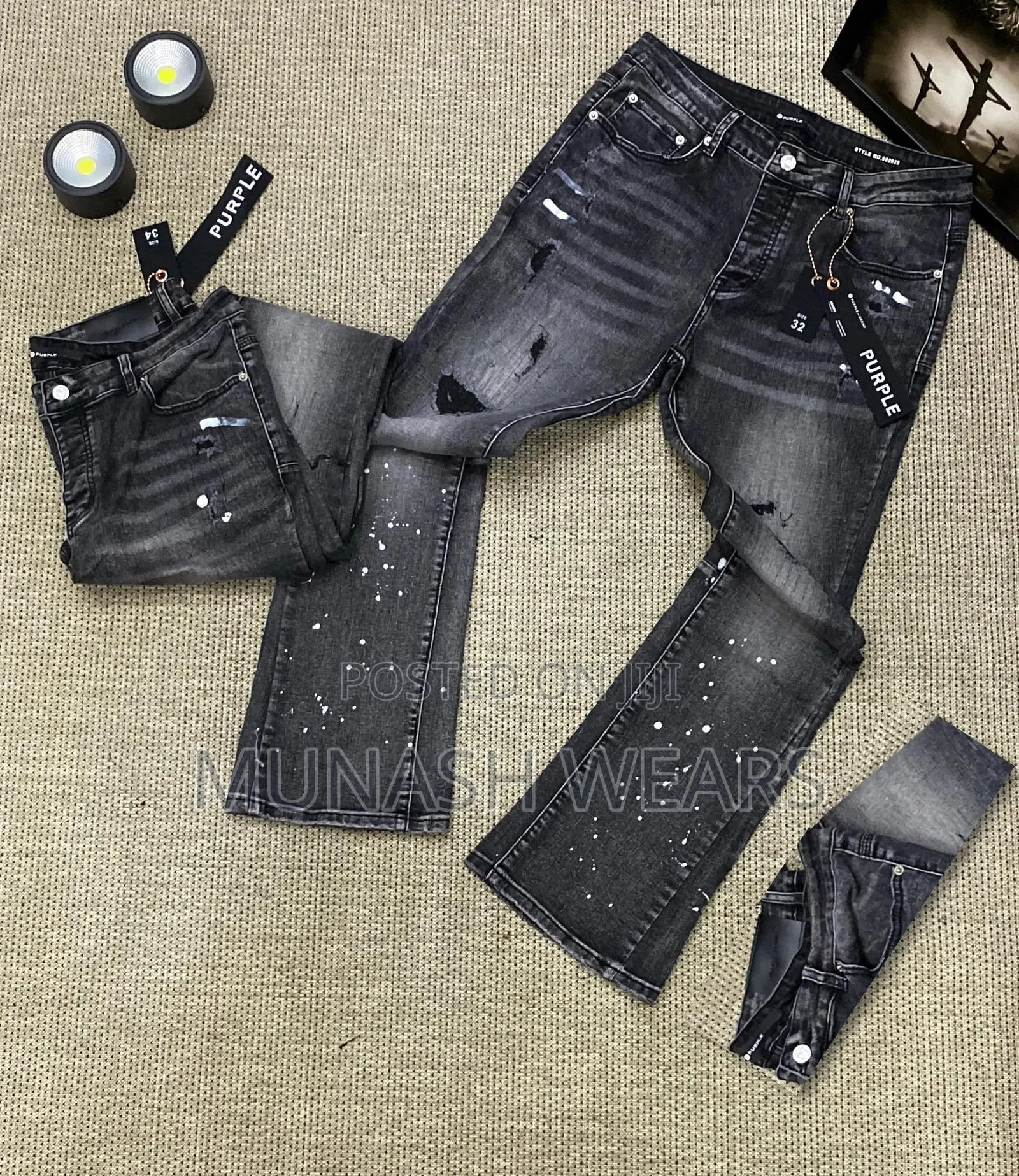 Purple Classic Jean For Men 30-38 Available