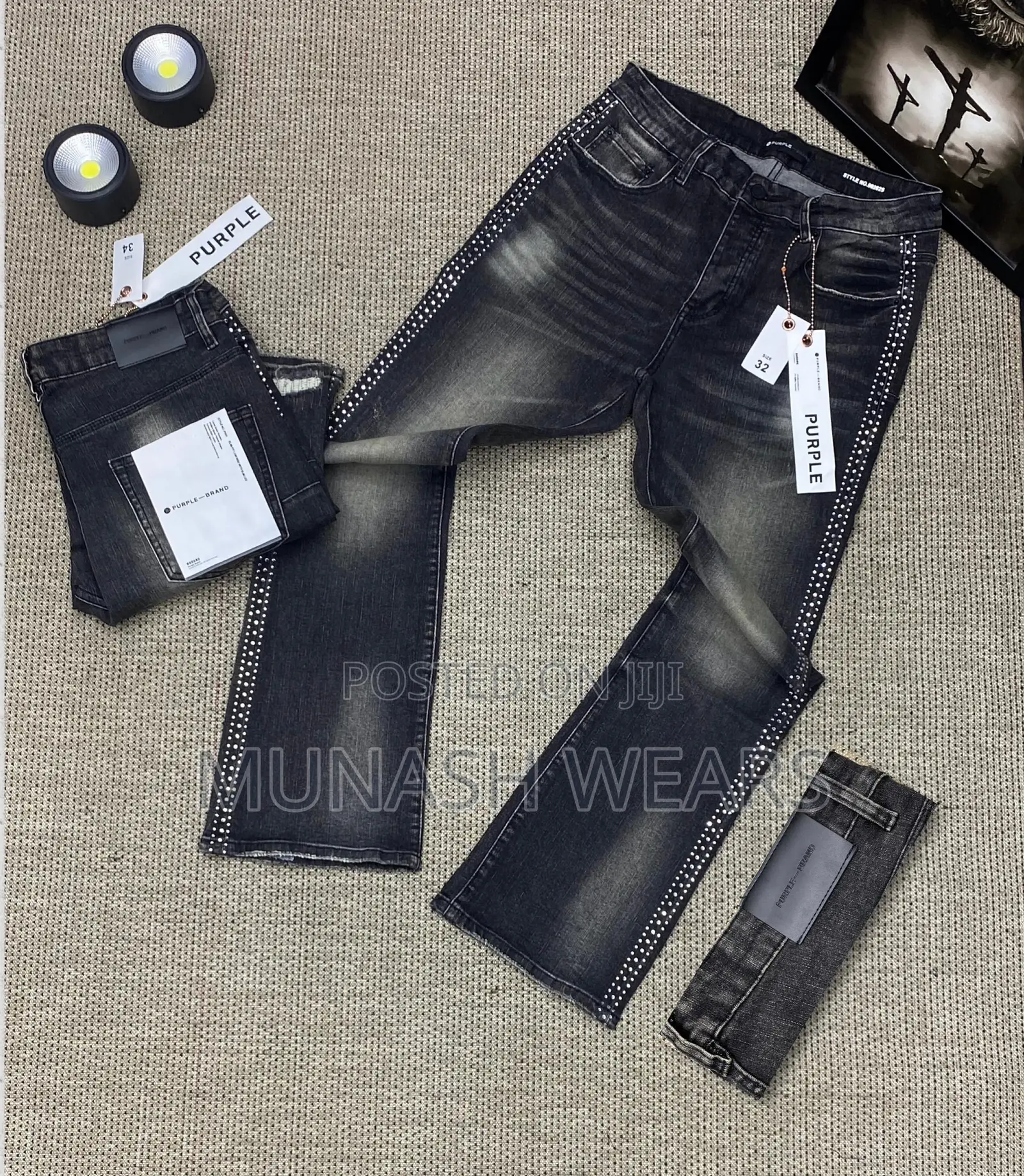 Purple Classic Jean For Men 30-38 Available