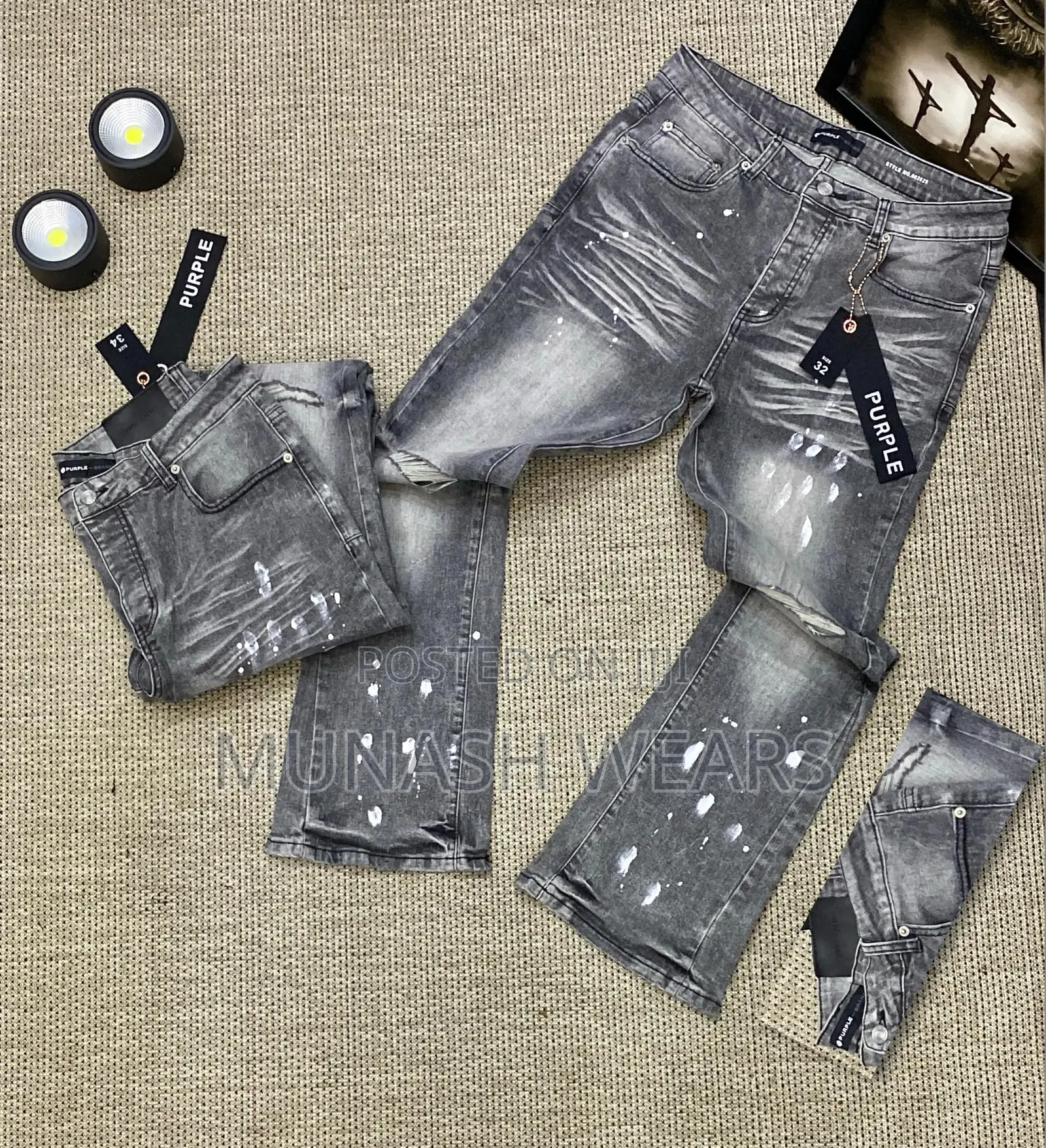 Purple Classic Jean For Men 30-38 Available