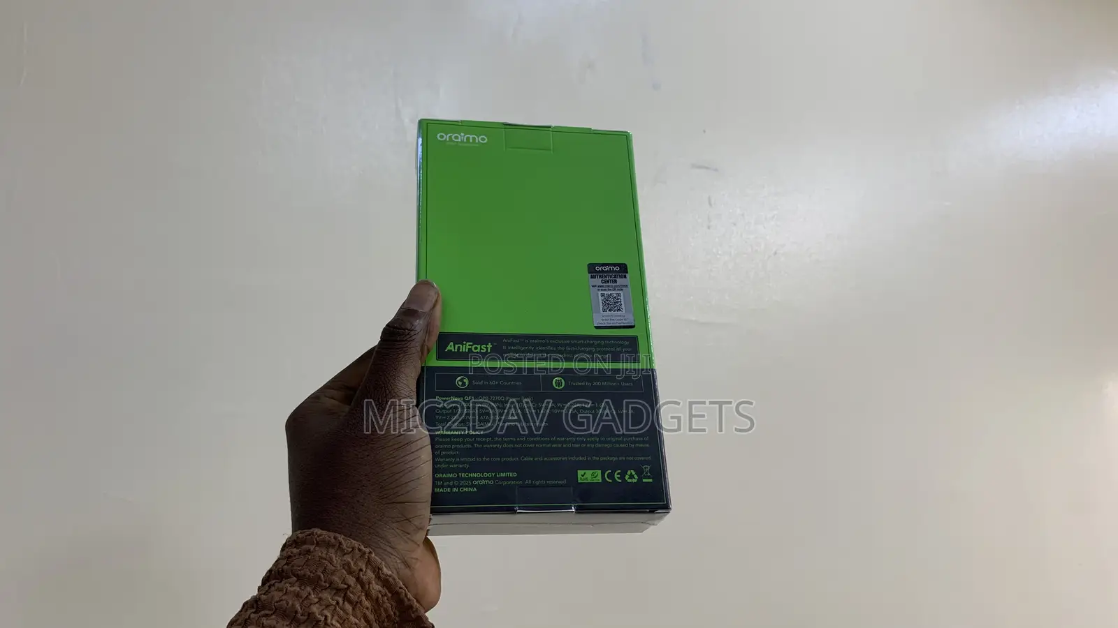 Oraimo Powernova Qf1 27000mah Power Bank
