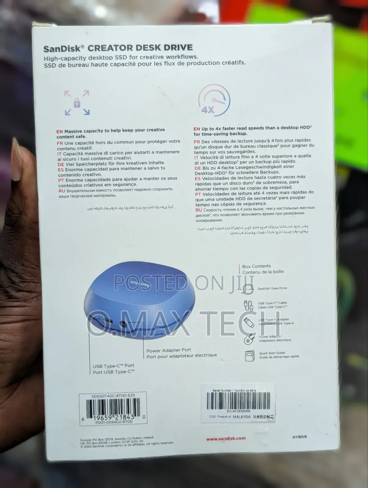 Sandisk 8tb Creator Phone Ssd 1000mb/S