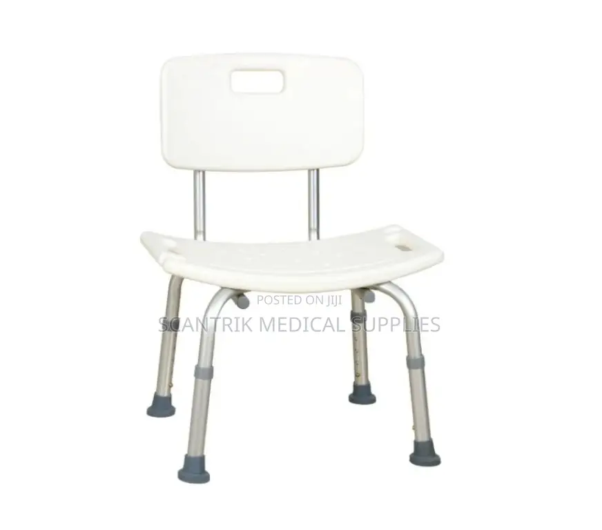 Non-Slip Shower Stool Without Backrest With Handle for Elderly Care