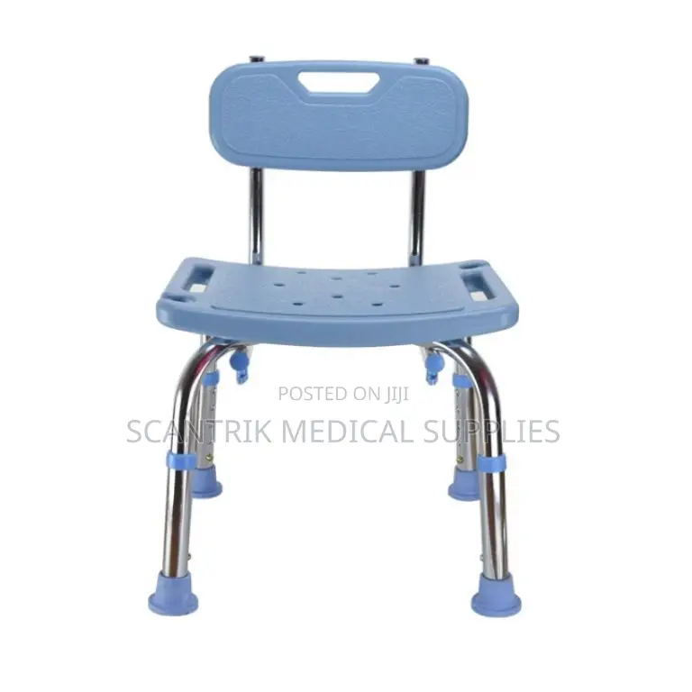 Non-Slip Aluminum Shower Stool With Handles