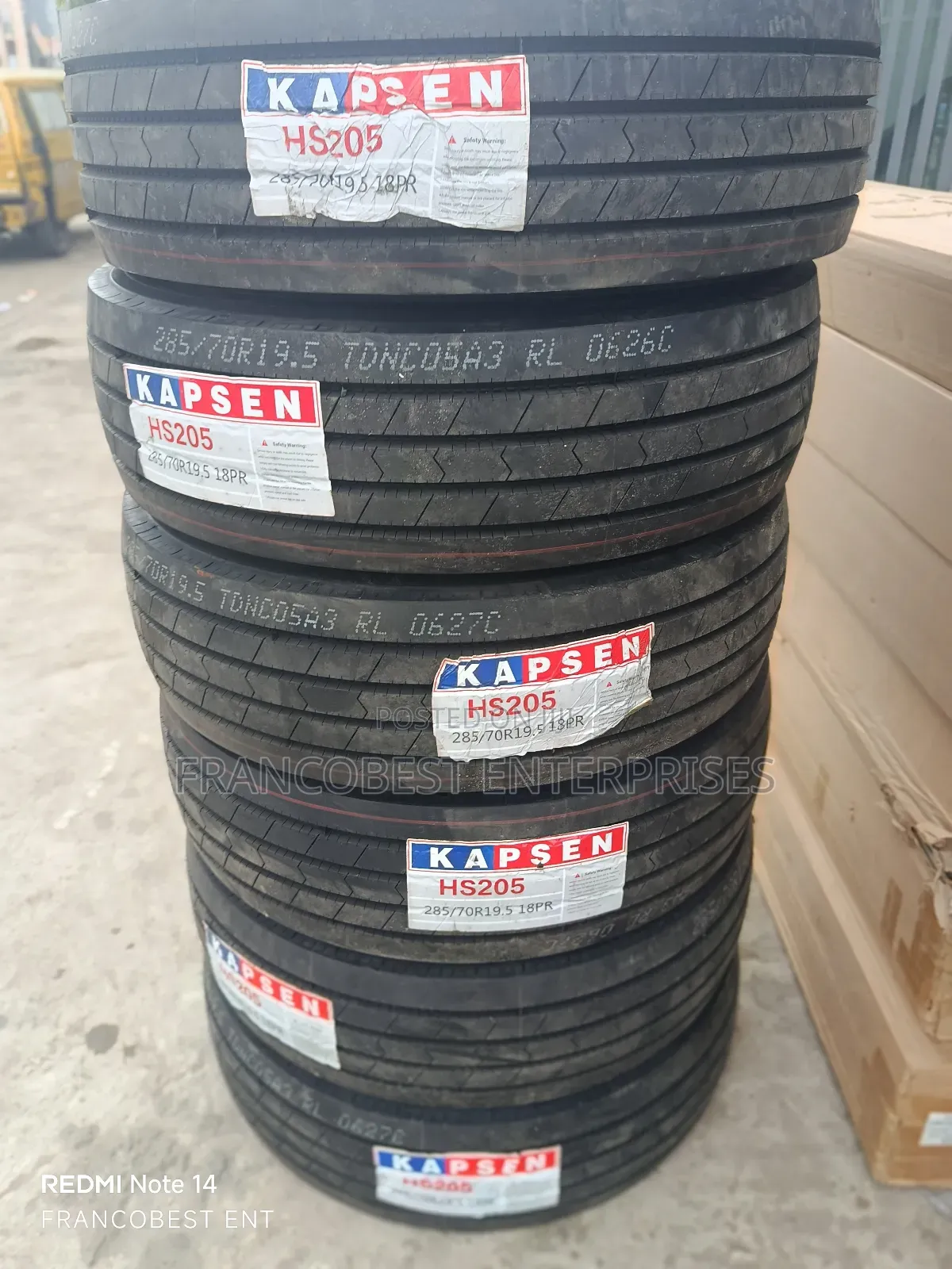 285/70r19.5 18pr Kapsen Tire