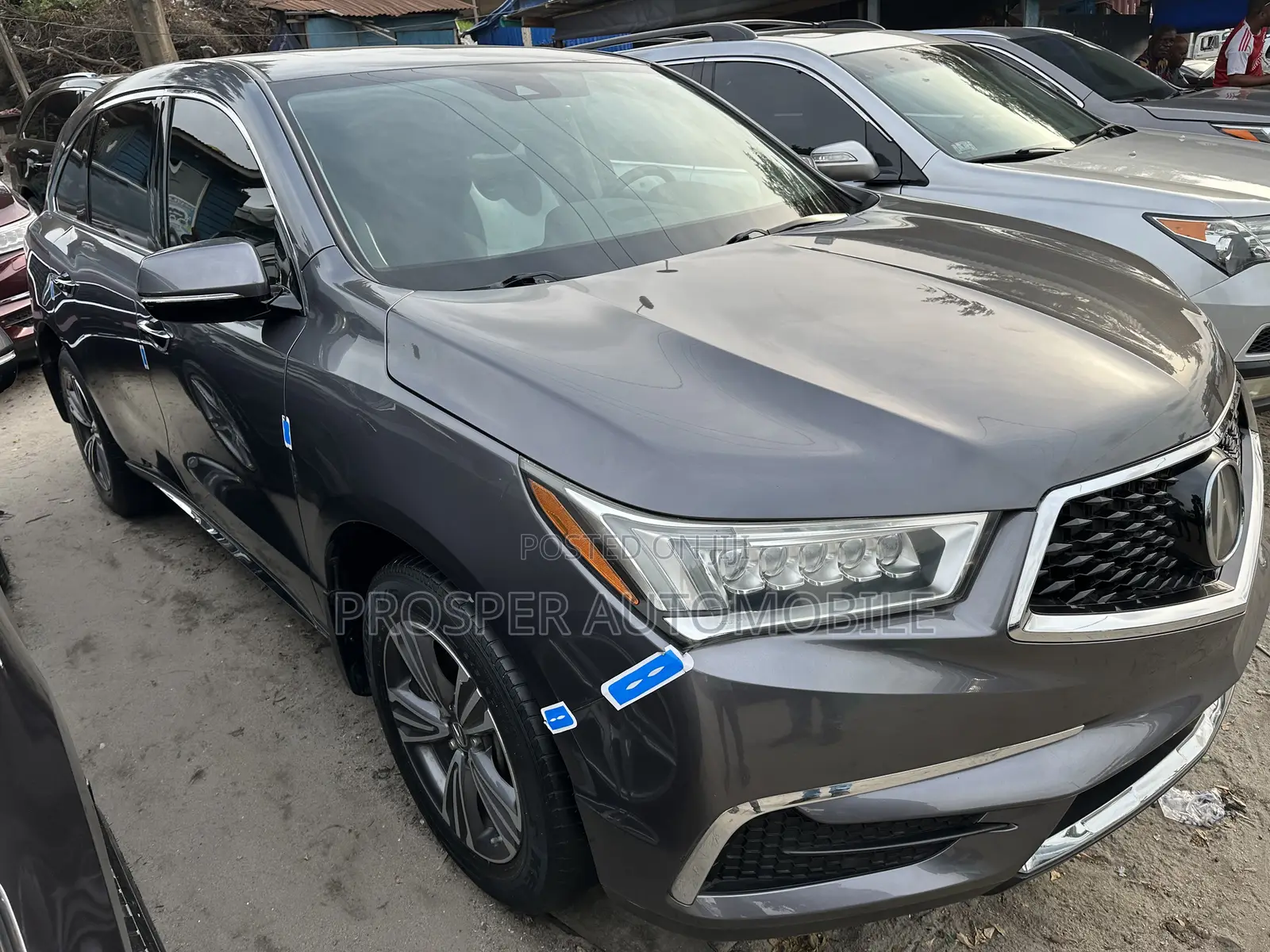 Acura MDX w/Advance & Ent. Pkgs FWD 2017 Gray