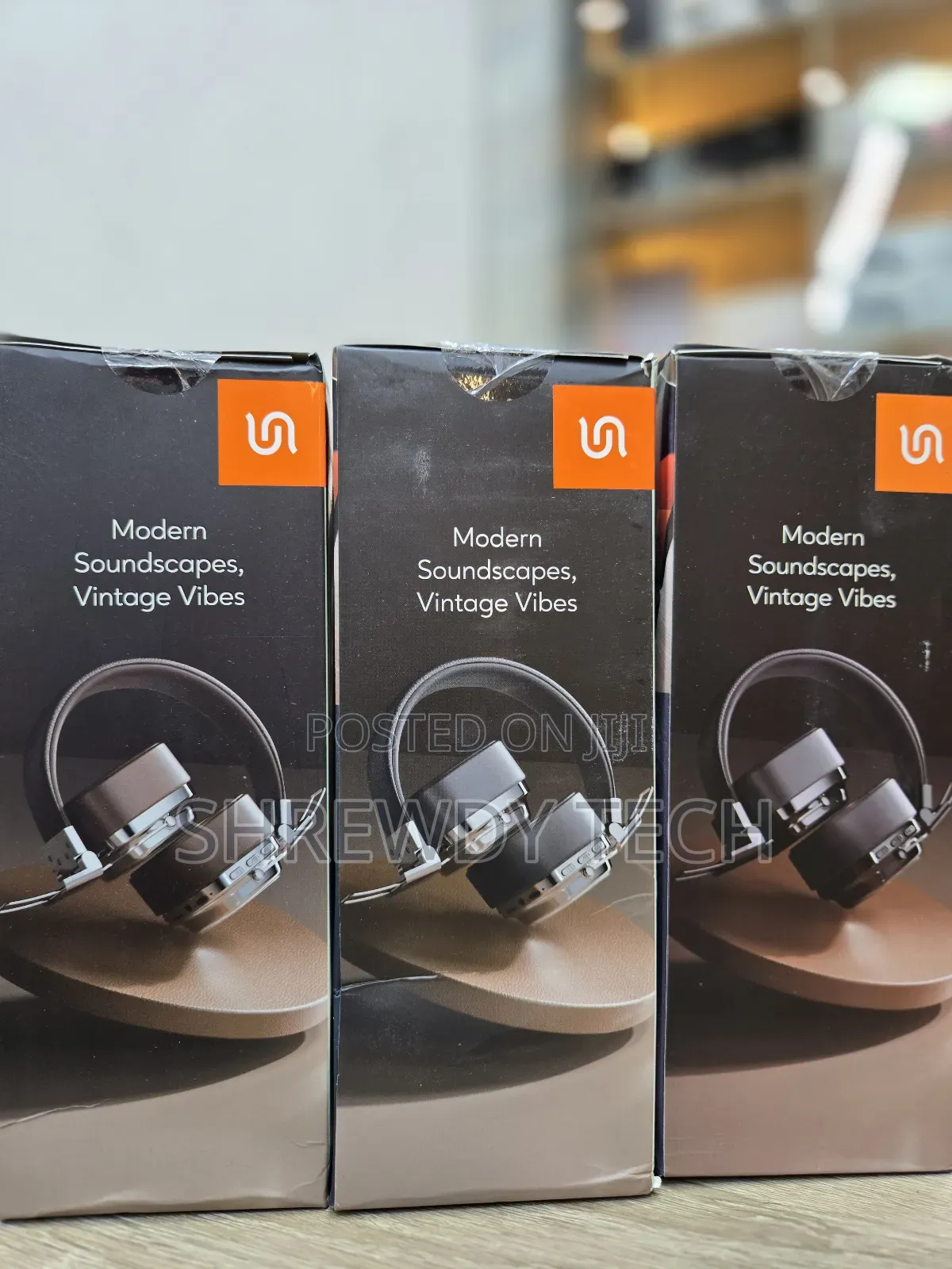 Porodo Soundtec Vintage Wireless Enc Headphones