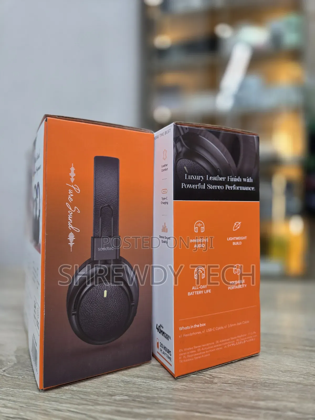 Soundtec by Porodo Onyx Sonic Wireless Headphones