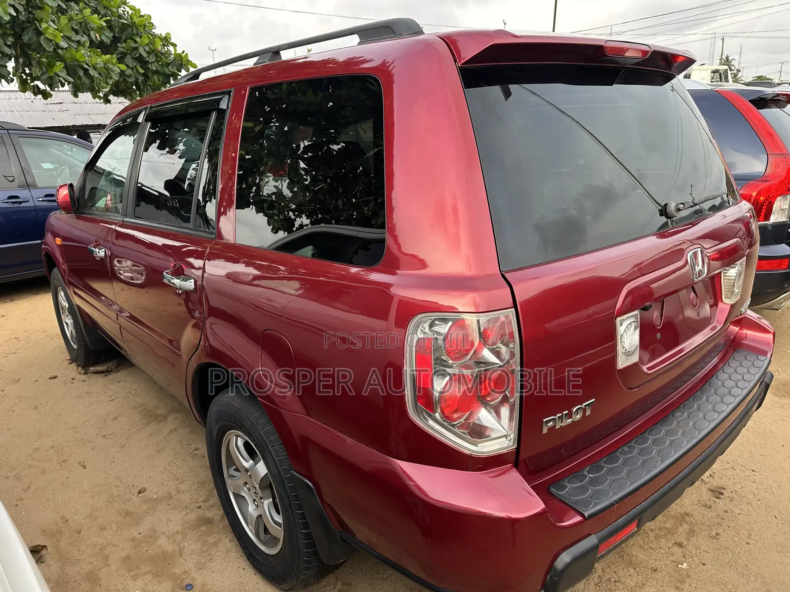 Honda Pilot EX 4x4 (3.5L 6cyl 5A) 2006 Red
