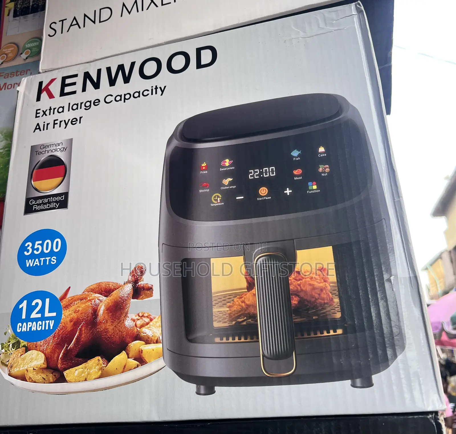 Kenwood 12l Digital Transparent Air Fryer