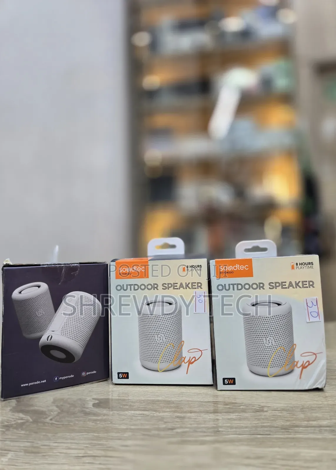 Soundtec by Porodo Clap Outdoor Speaker